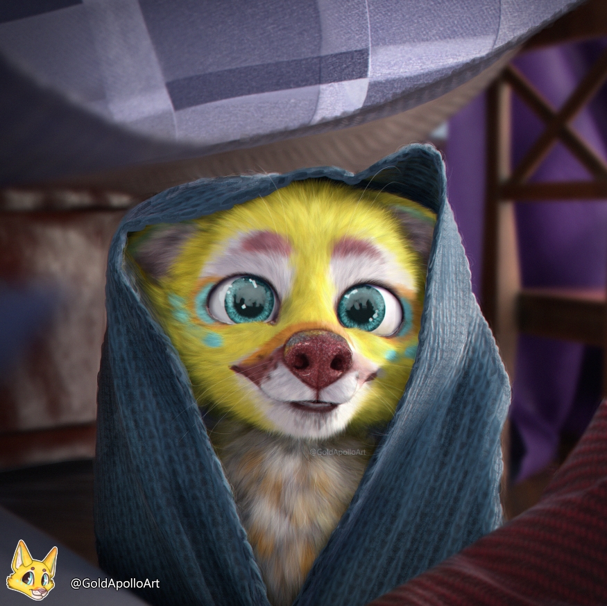 You've been invited into the pillow fort, do you accept? r/furry