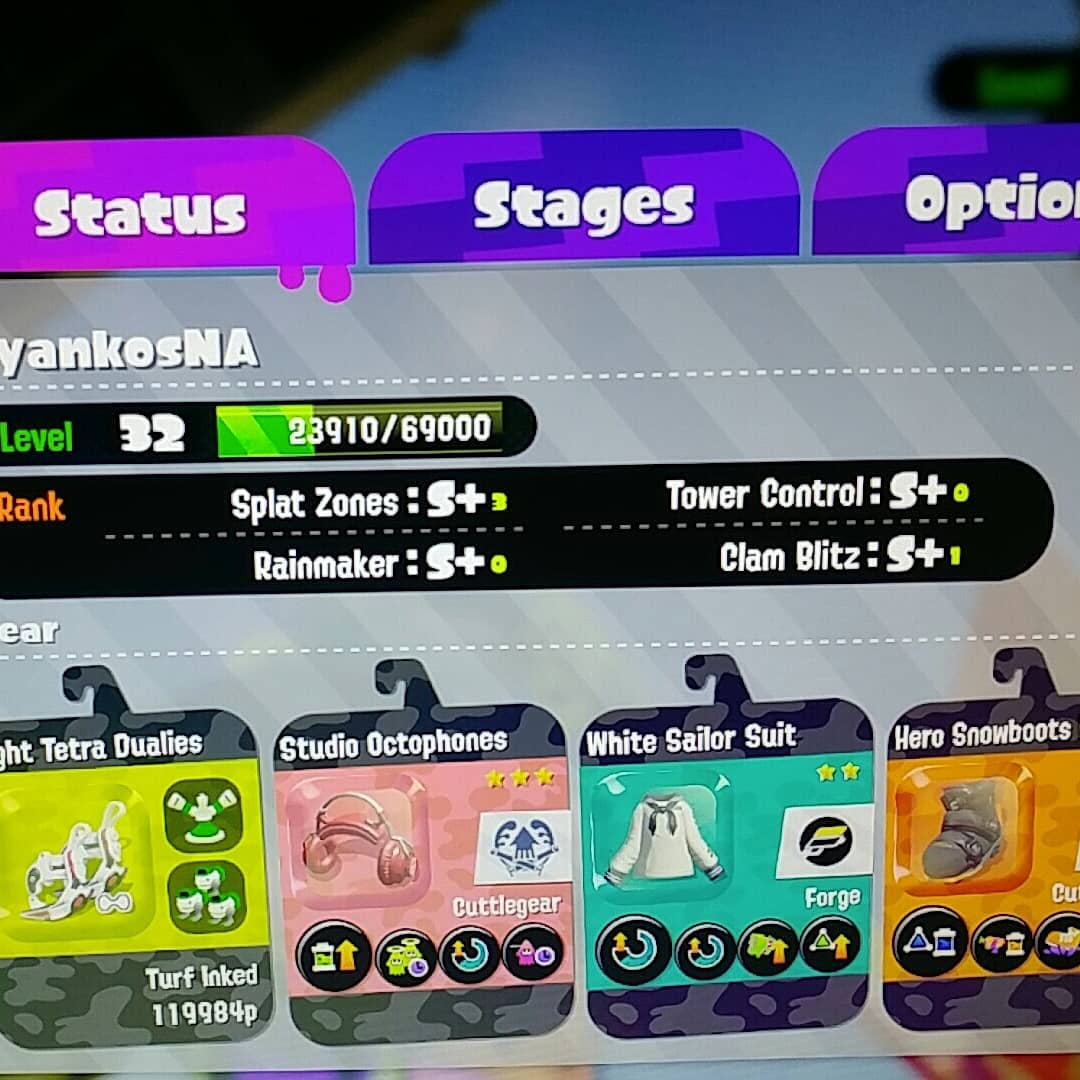 Finally S+ all modes after 2 months of getting it! r/Splatoon_2