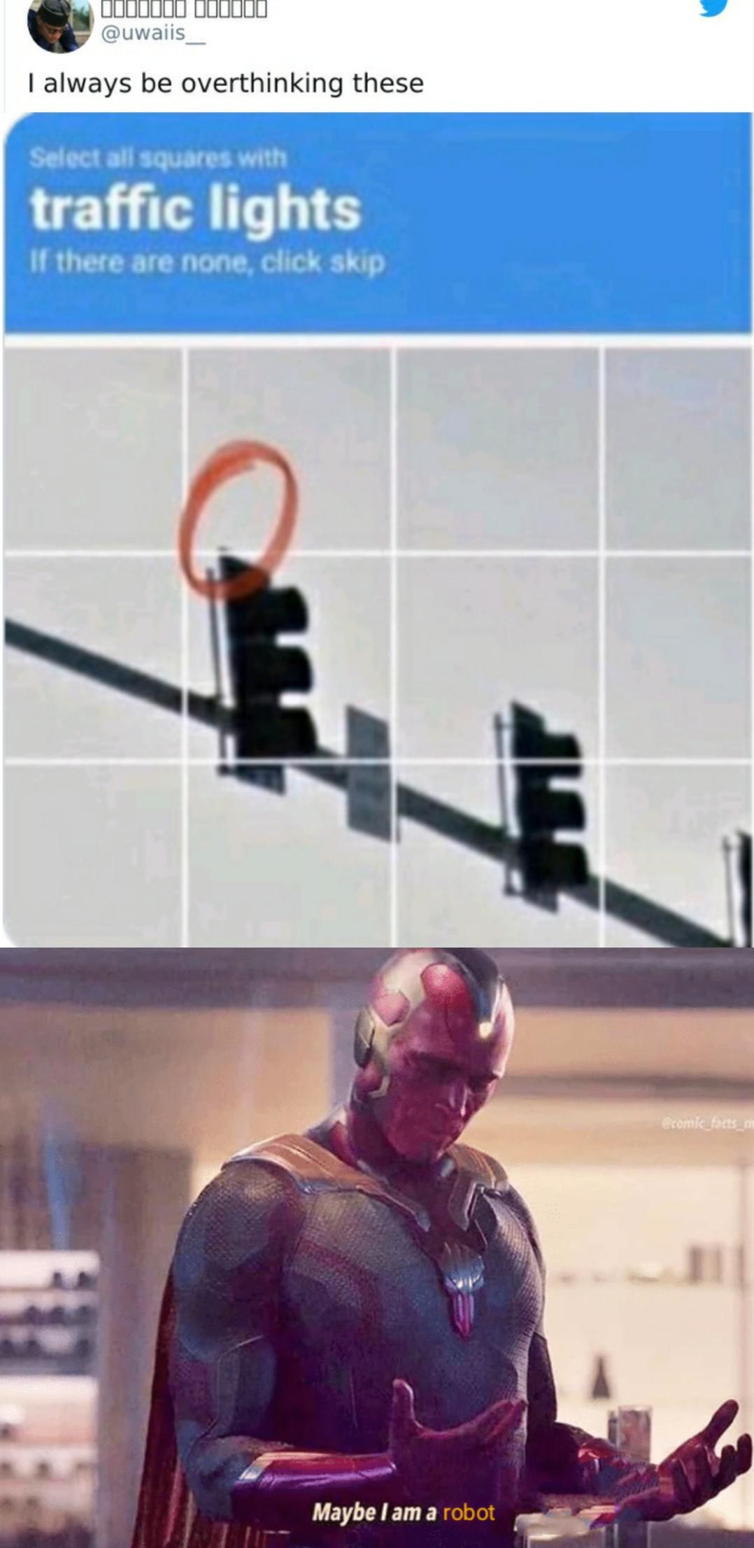 Maybe i am a robot meme