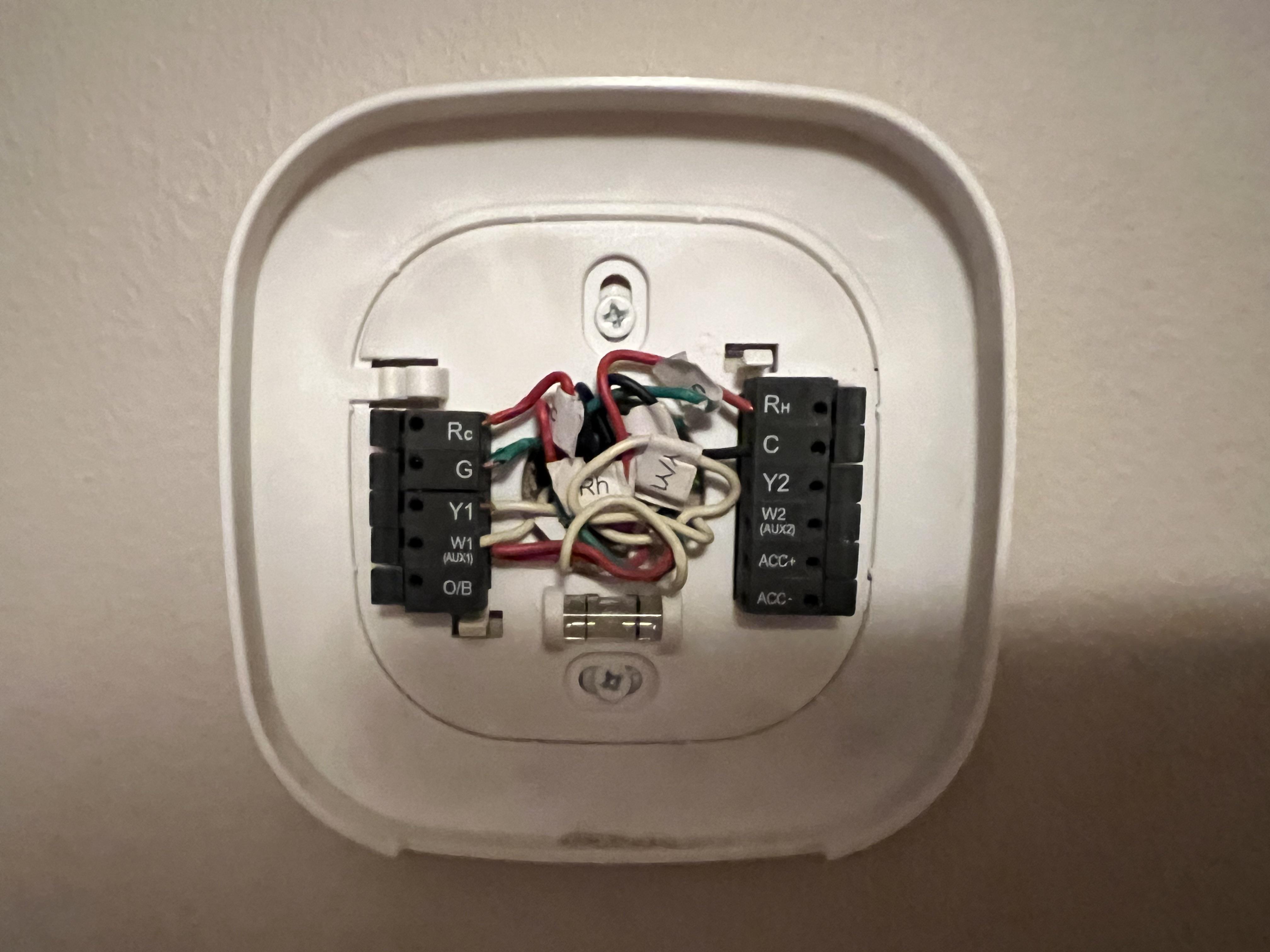 My ecobee thermostat is no longer able to turn the fan on without the AC running. I like to run
