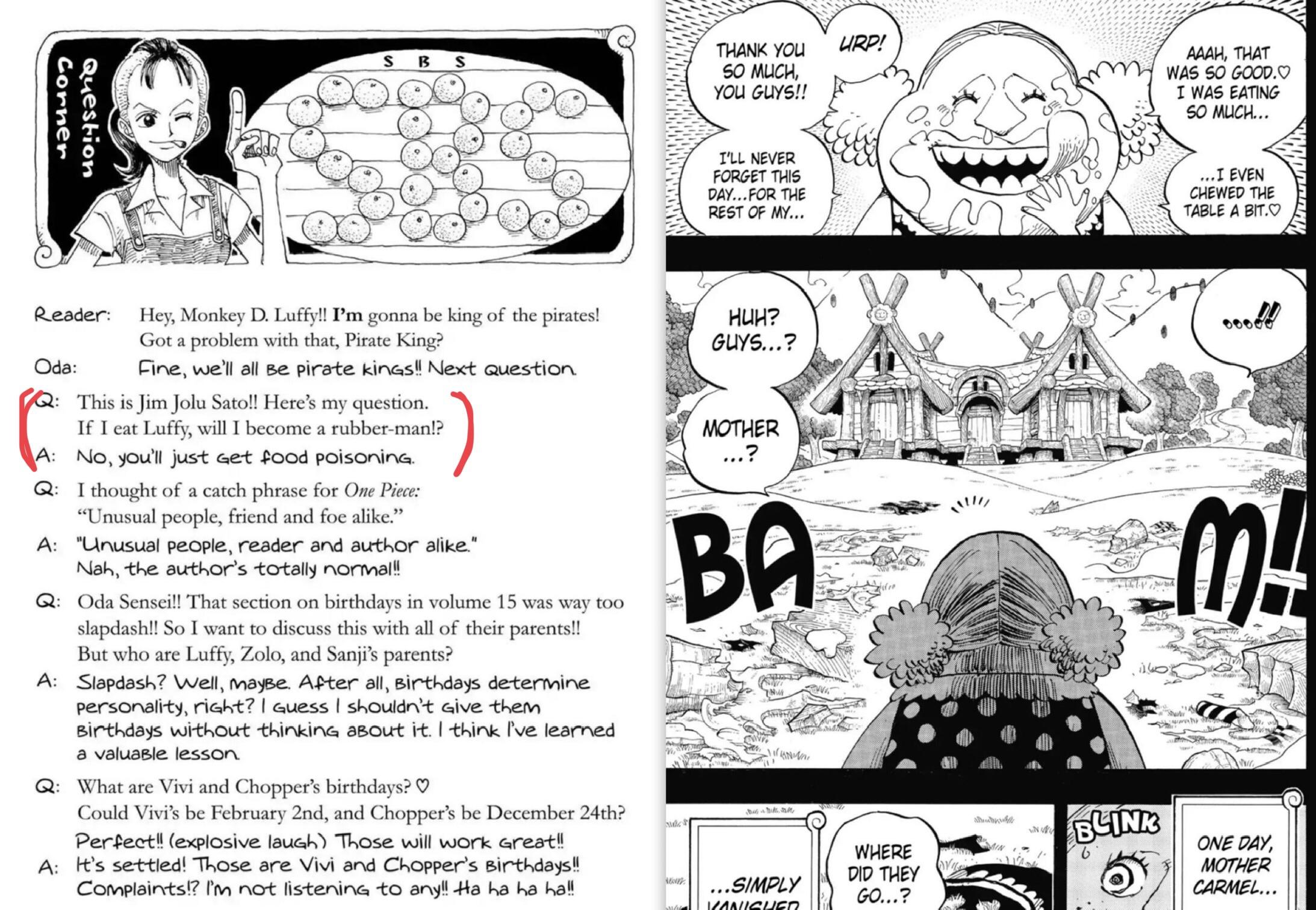 One Piece Did Big Mom Eat Caramel Jelitaf