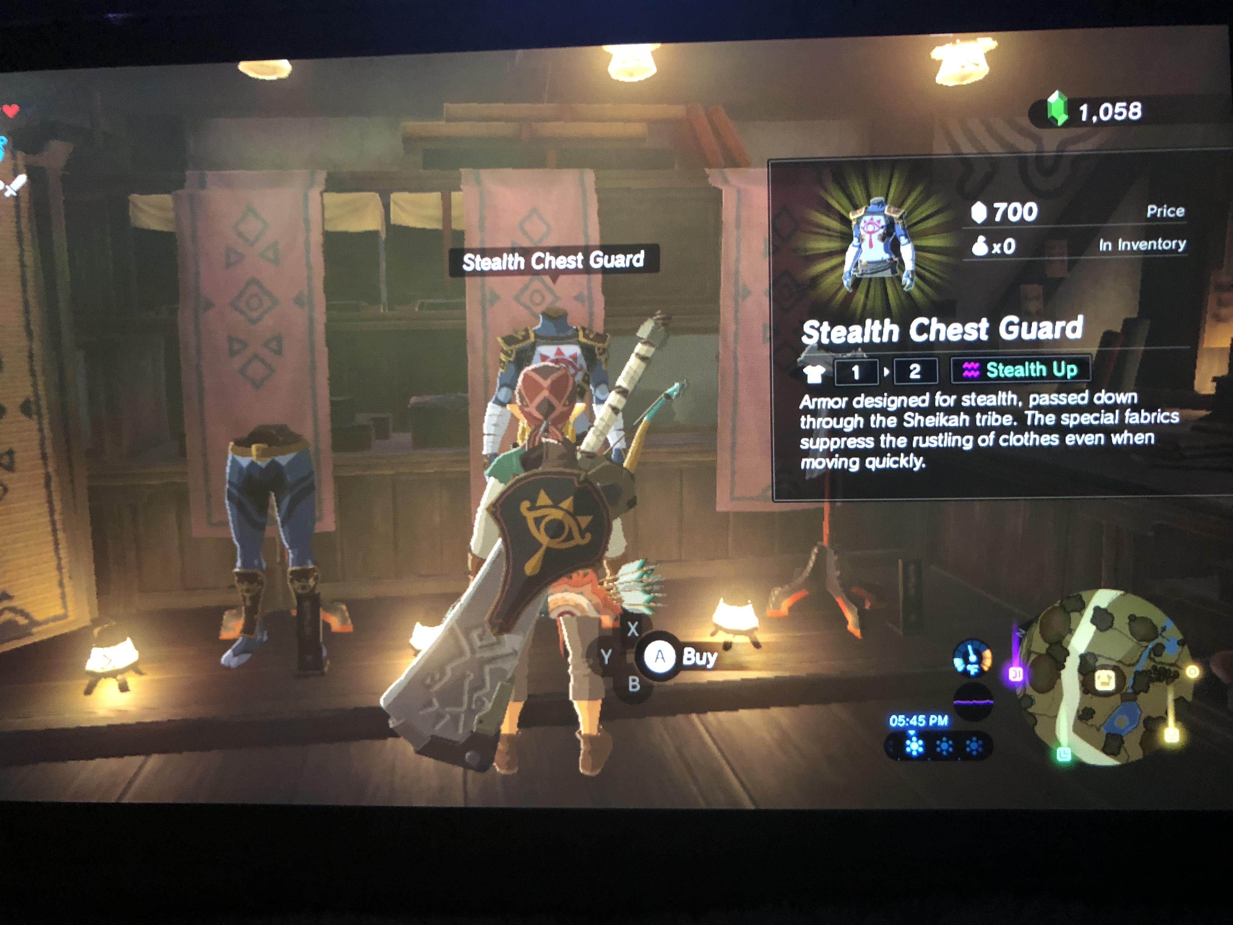 Is this armor worth buying?. I have had a hard time finding rupees so I