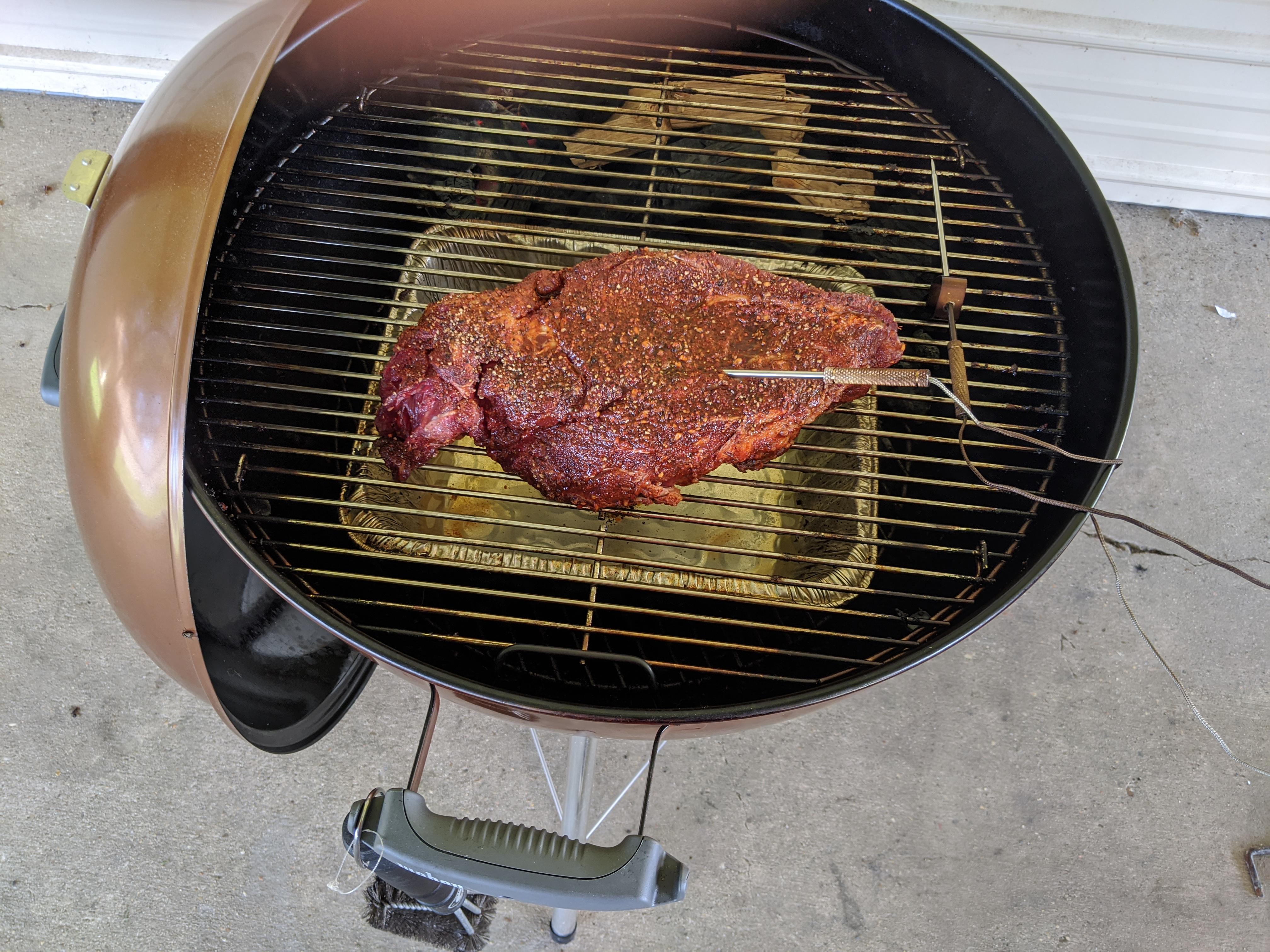 Happy Father's day to all the fathers here! Chuck roast on the weber
