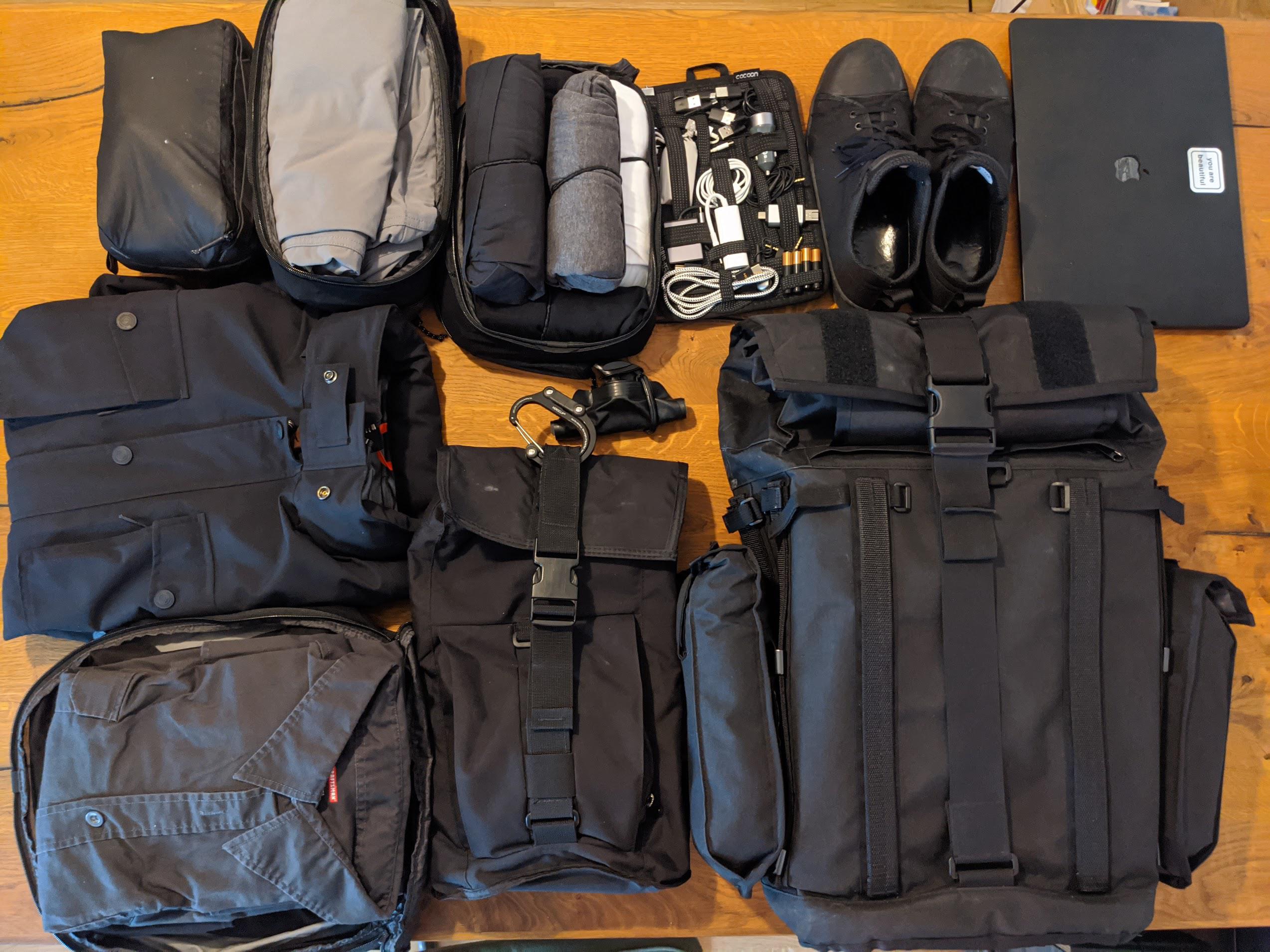 The Adventure Ninja Packing List + a special thanks to the OneBag