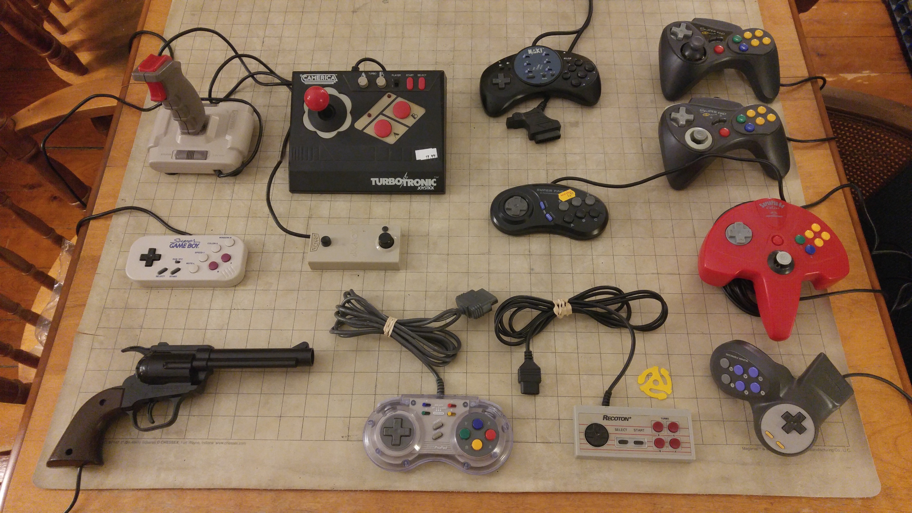 I like to collect weird/third party controllers. One is an official