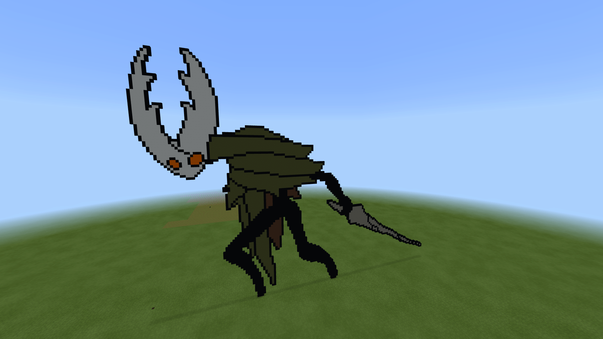 Hollow knight minecraft pixel art! r/HollowKnight