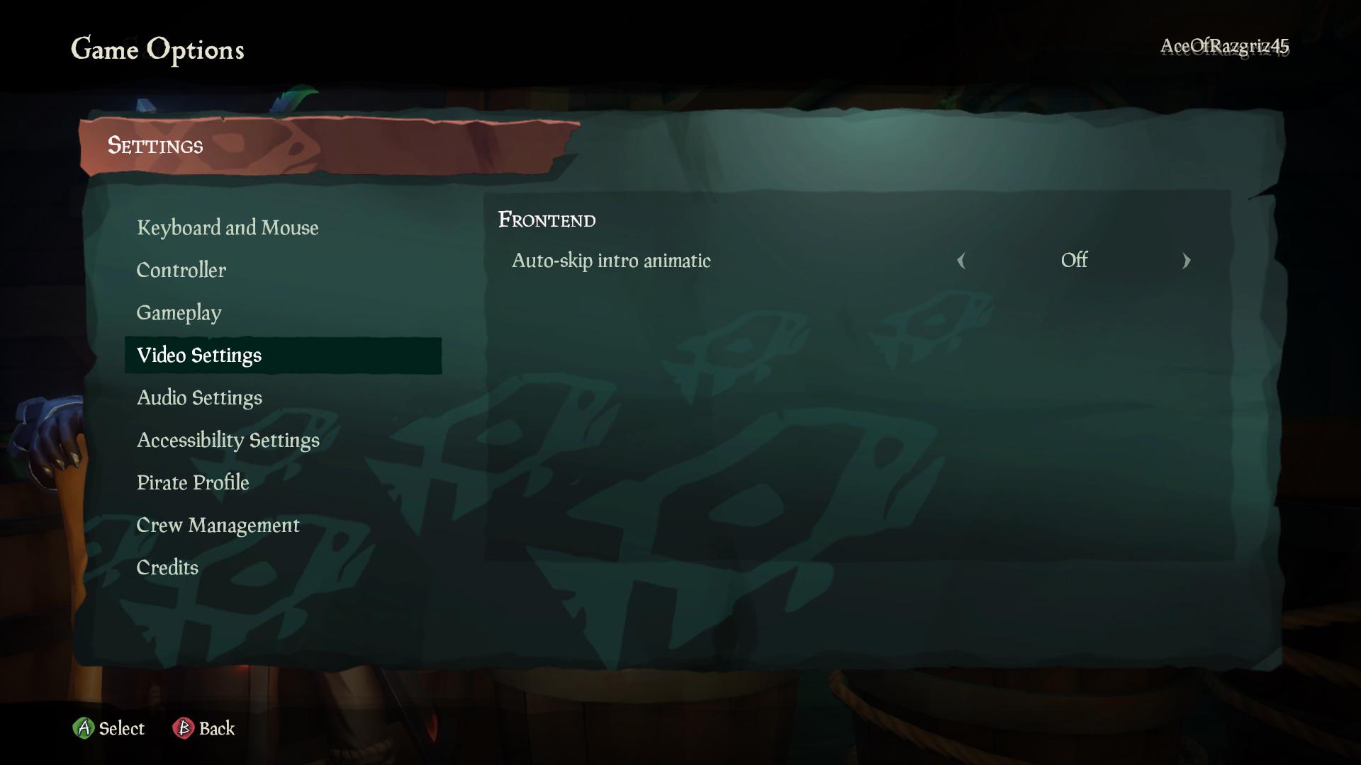 The only video setting for Sea of Thieves on Xbox r/Seaofthieves
