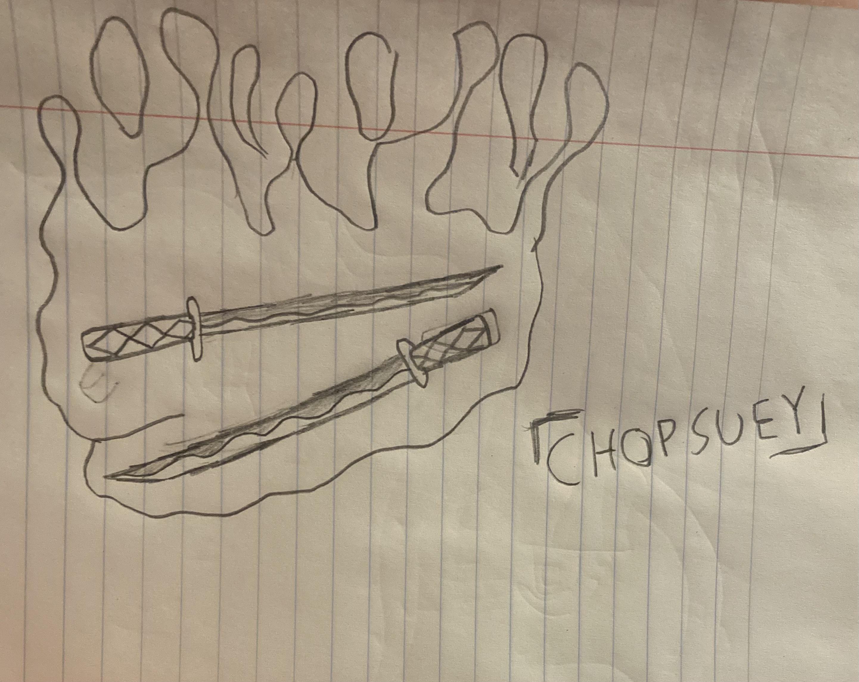 Chop Suey! There’s been a lot of fan stands named after popular songs