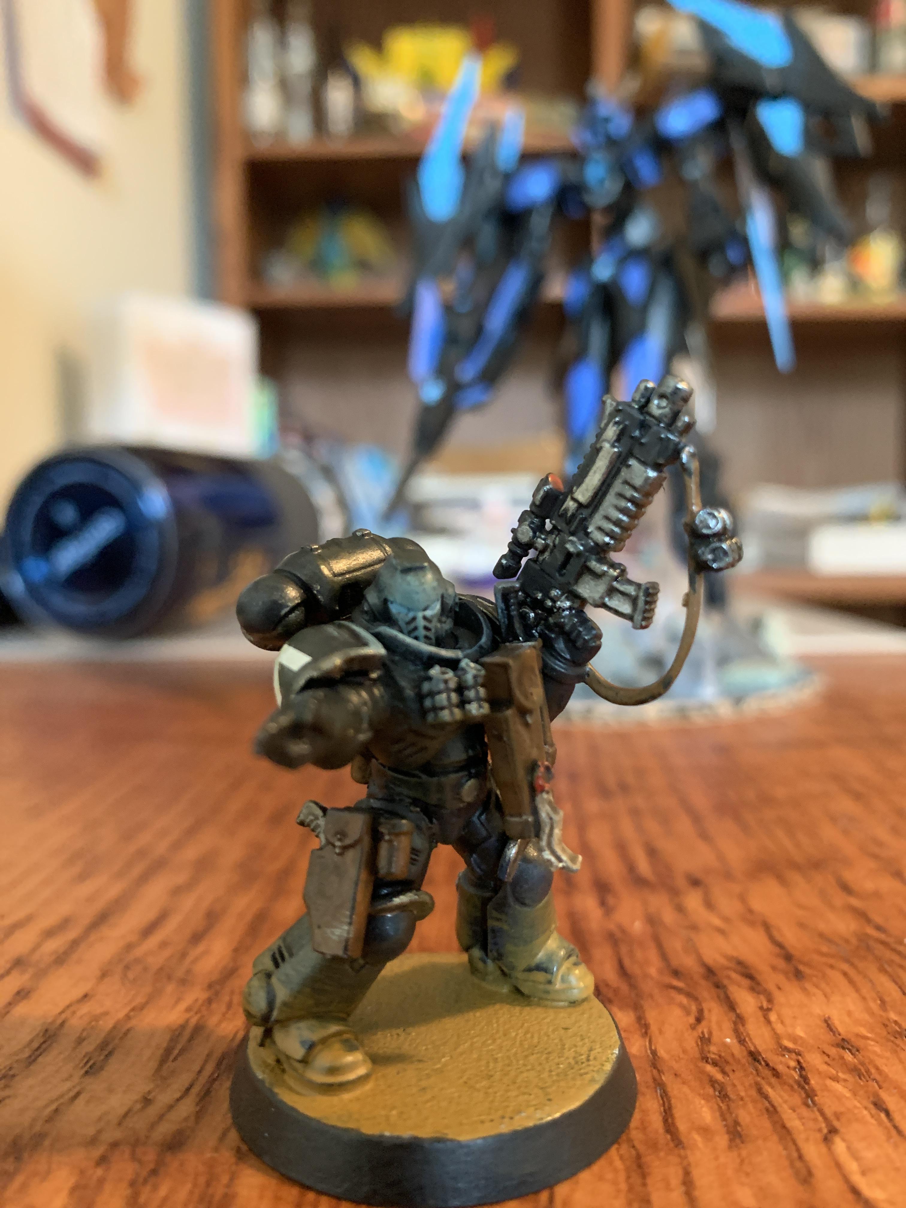 My custom space marine chapter (Black Ice) Primaris marine ) r