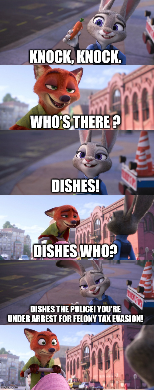 Judy's Terrible KnockKnock Jokes Dishes r/zootopia