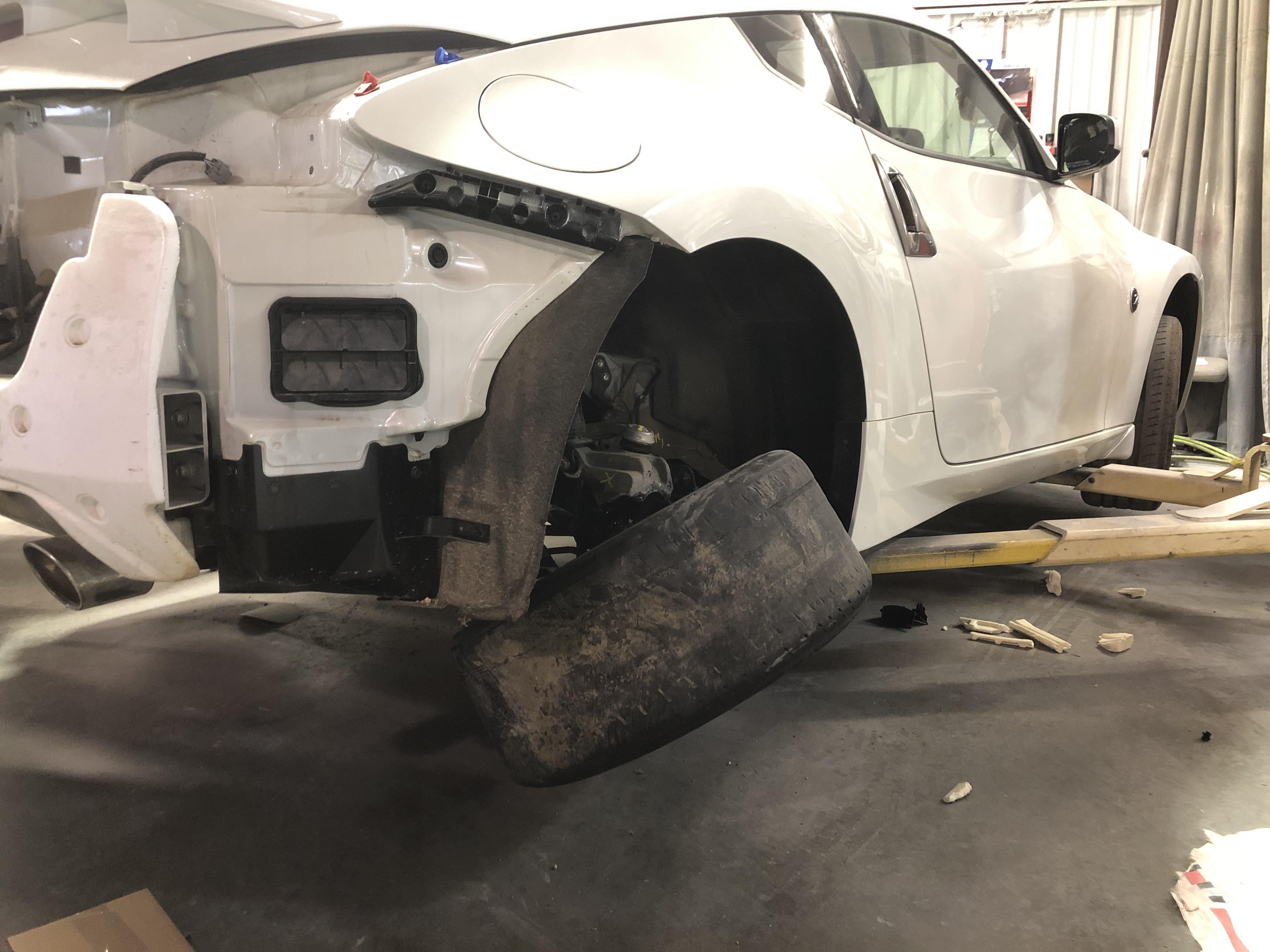 C/S Was just driving and car suddenly spun off of road for no reason