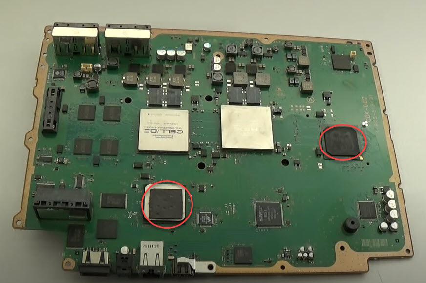 Are these thermal pads on the ee chip? r/PS3