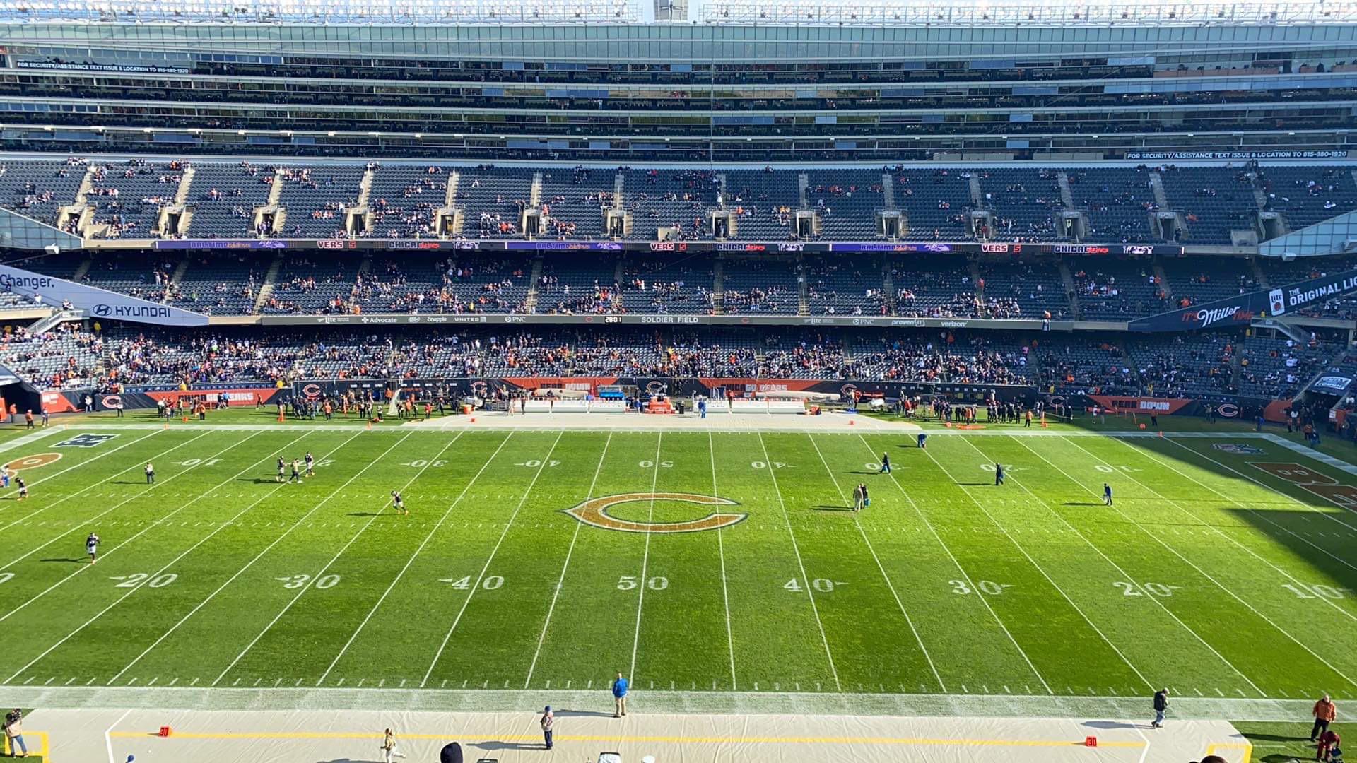 Attended first NFL game today. Even though we lost it was an incredible experience. What a