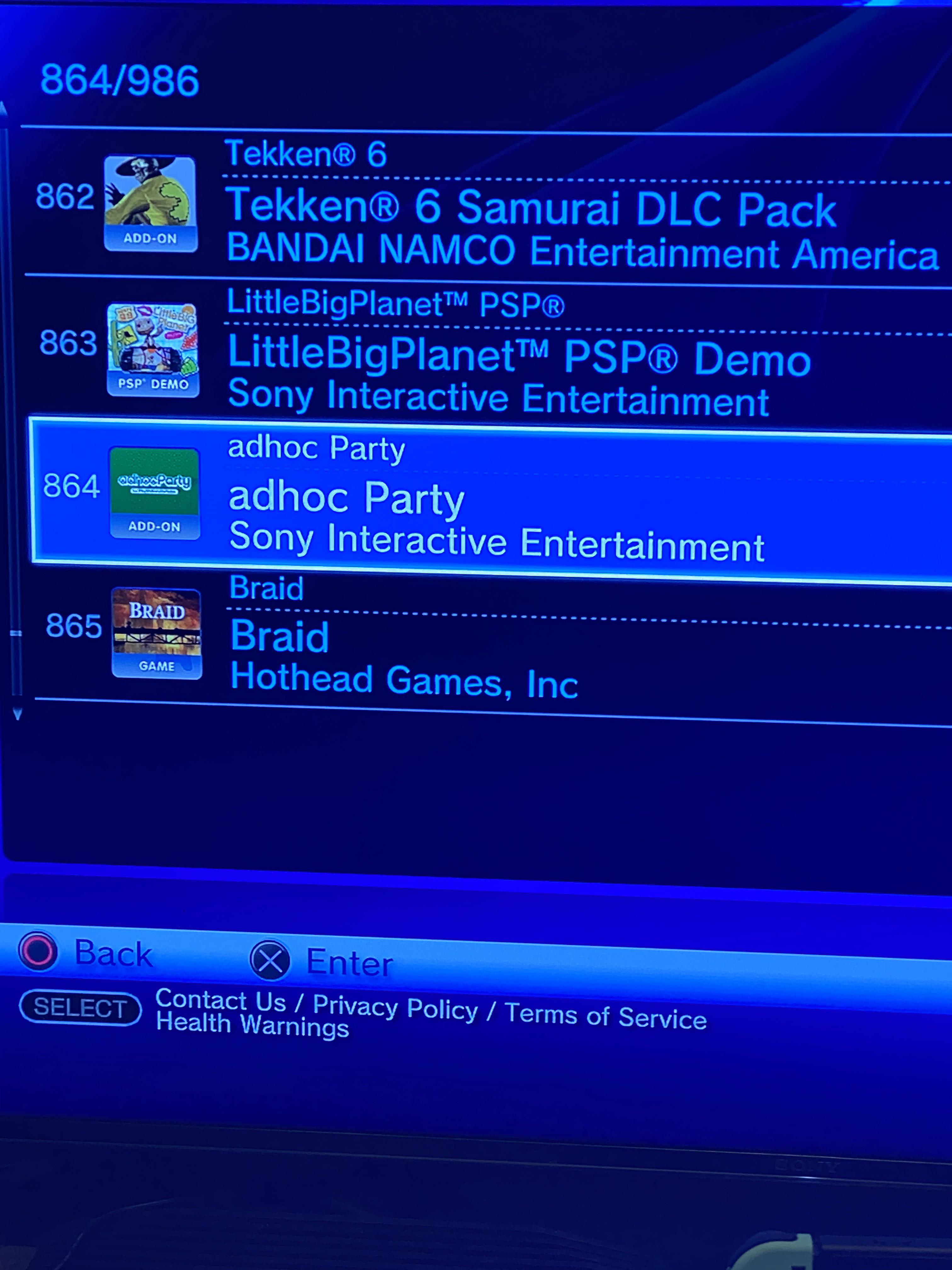 So I’m going through my 986 games on my PS3 DL list and came across Ad