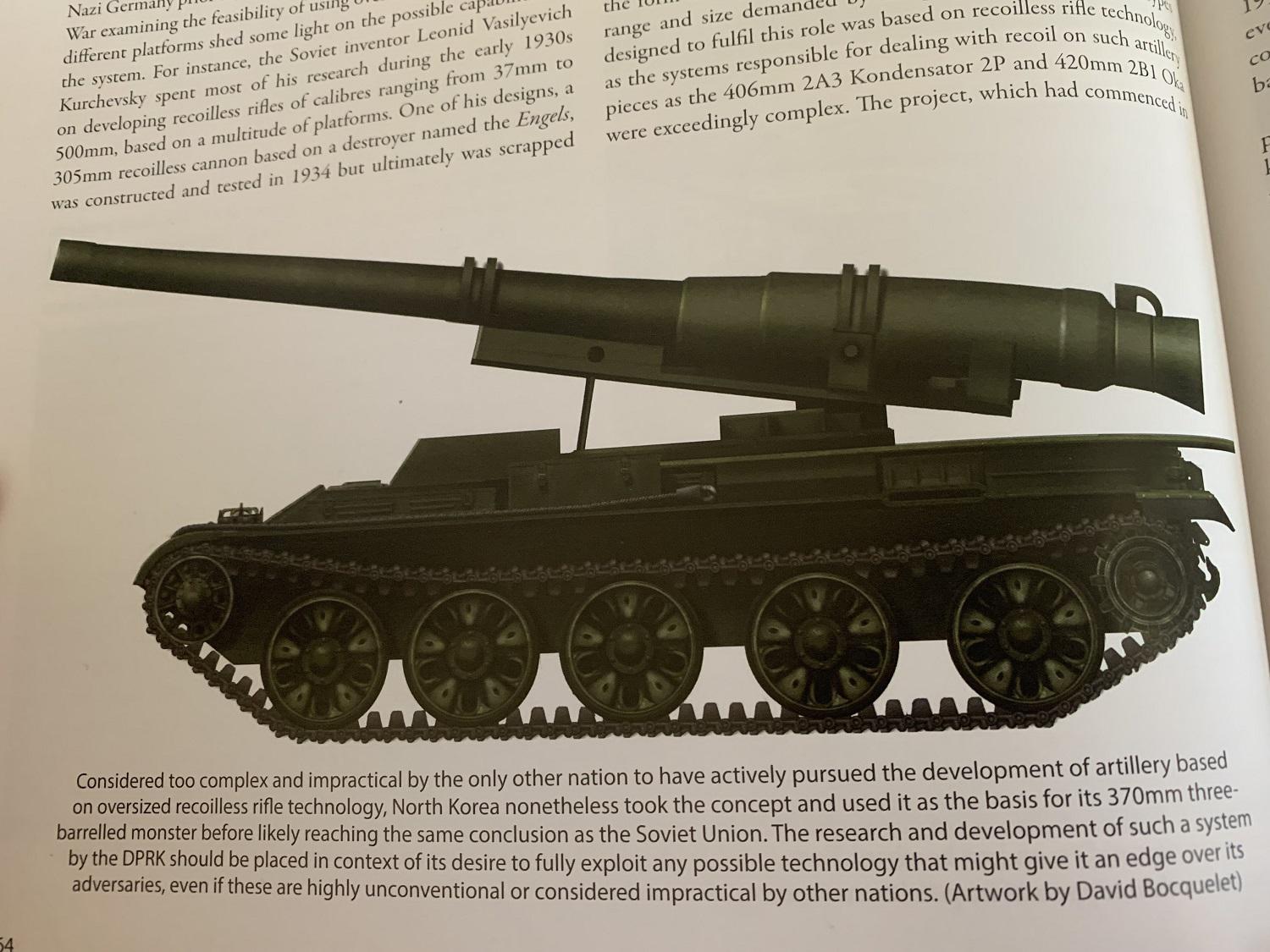 North Korean TripleBarreled 370mm Recoilless Rifle. Eugen plz r/wargame