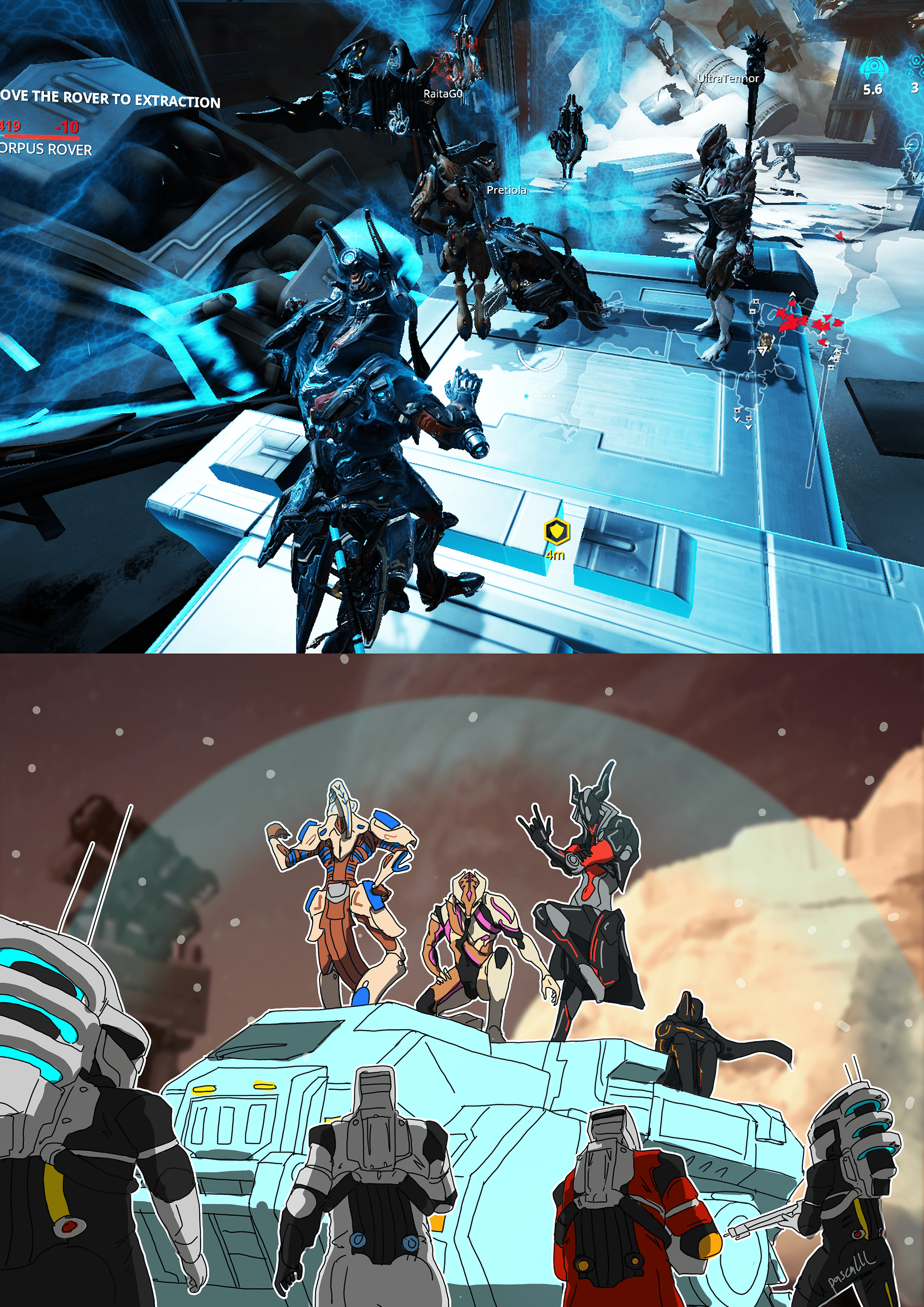 Hijack sortie in a nutshell r/Warframe