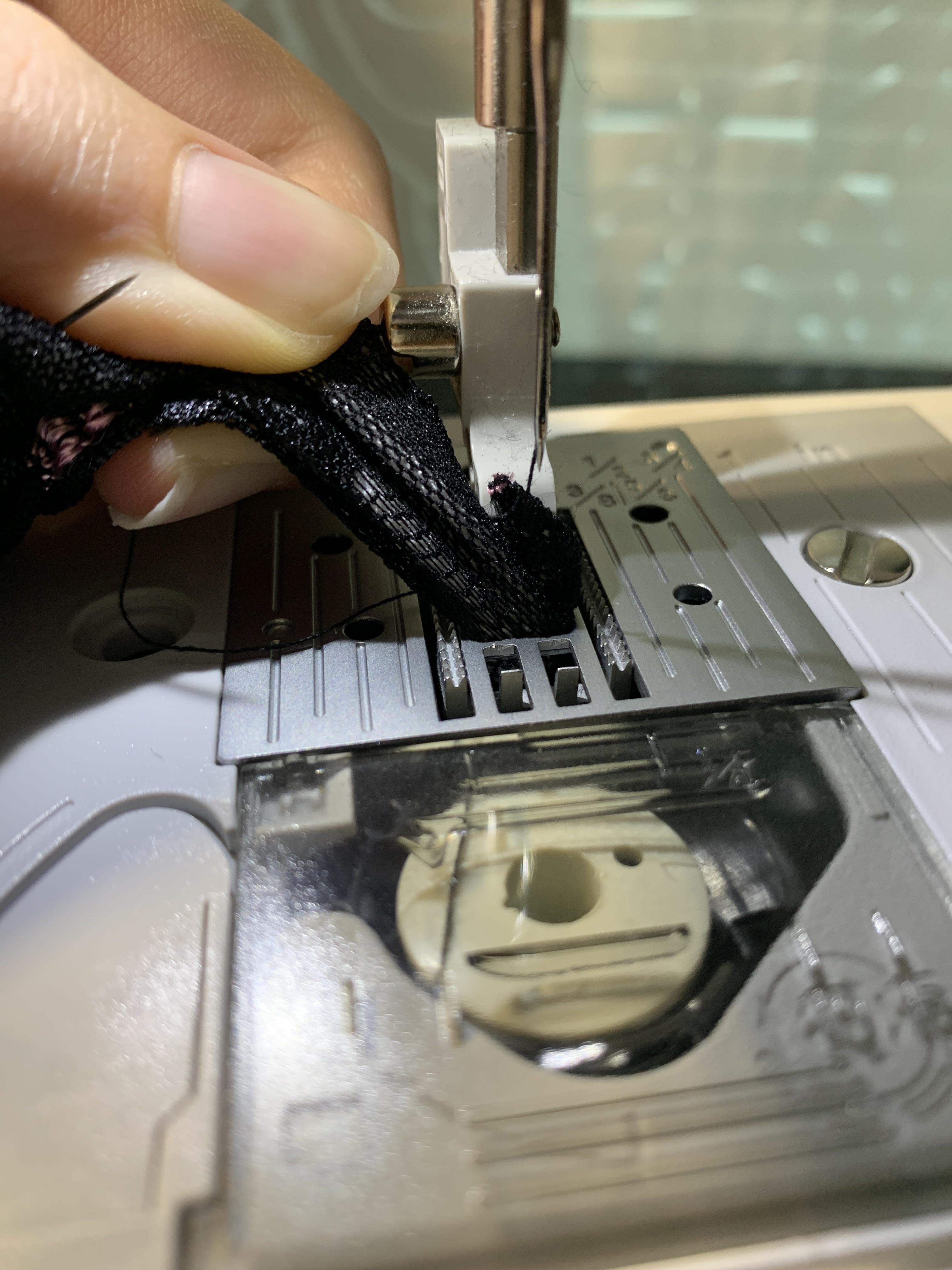Why does this keep happening when I start sewing? Presser foot was on
