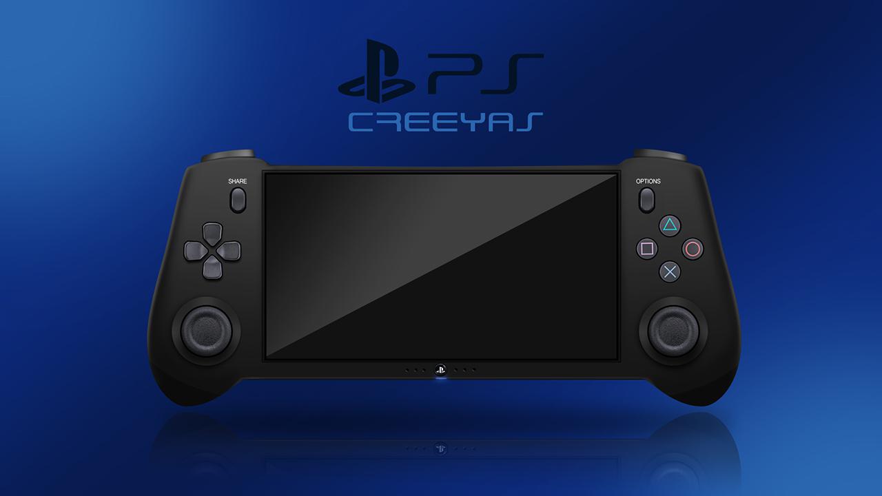 Portable PS4 concept I made r/gaming