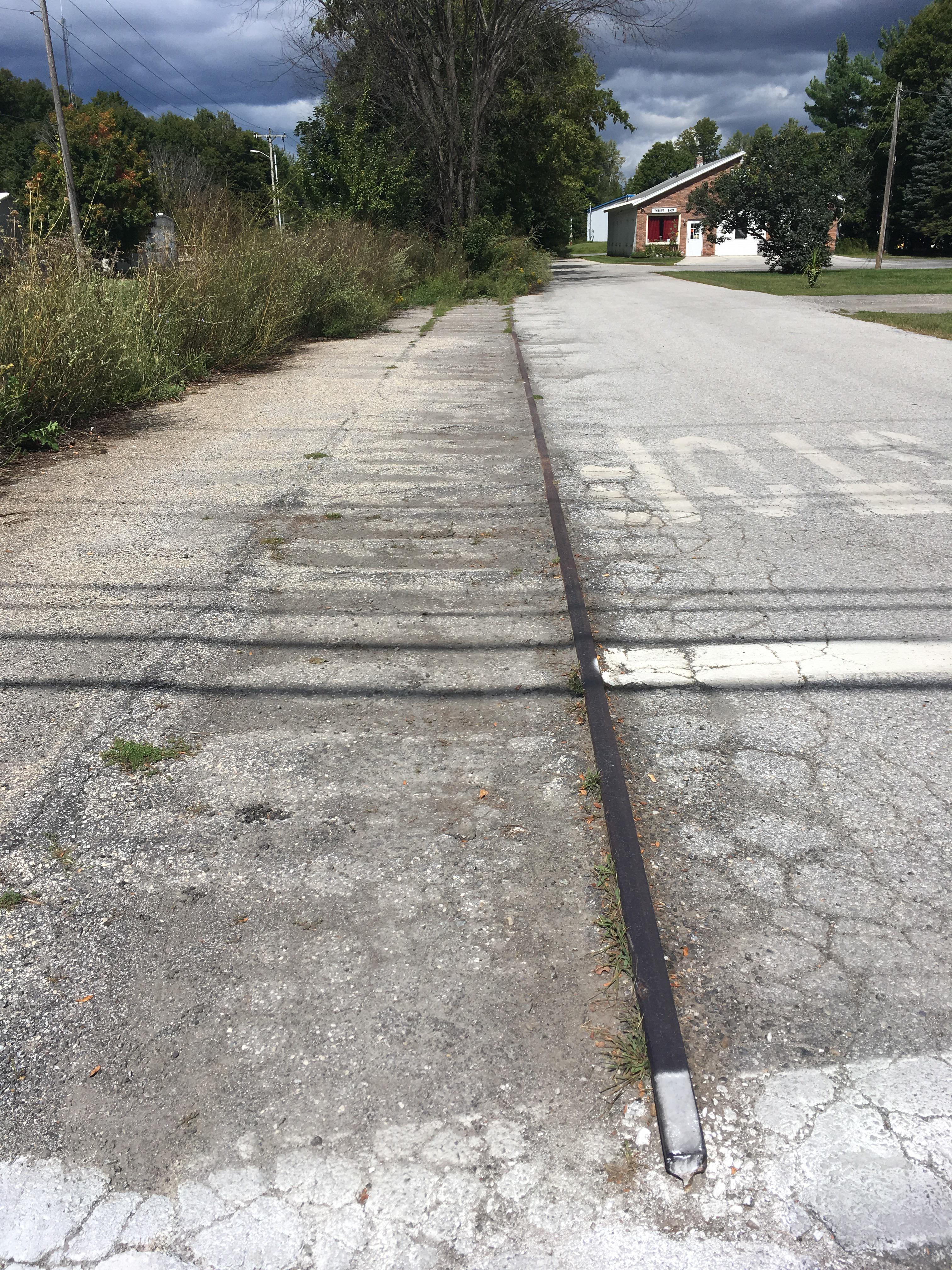 Remnants of the D&H railroad (now a rail trail) through Poultney, VT