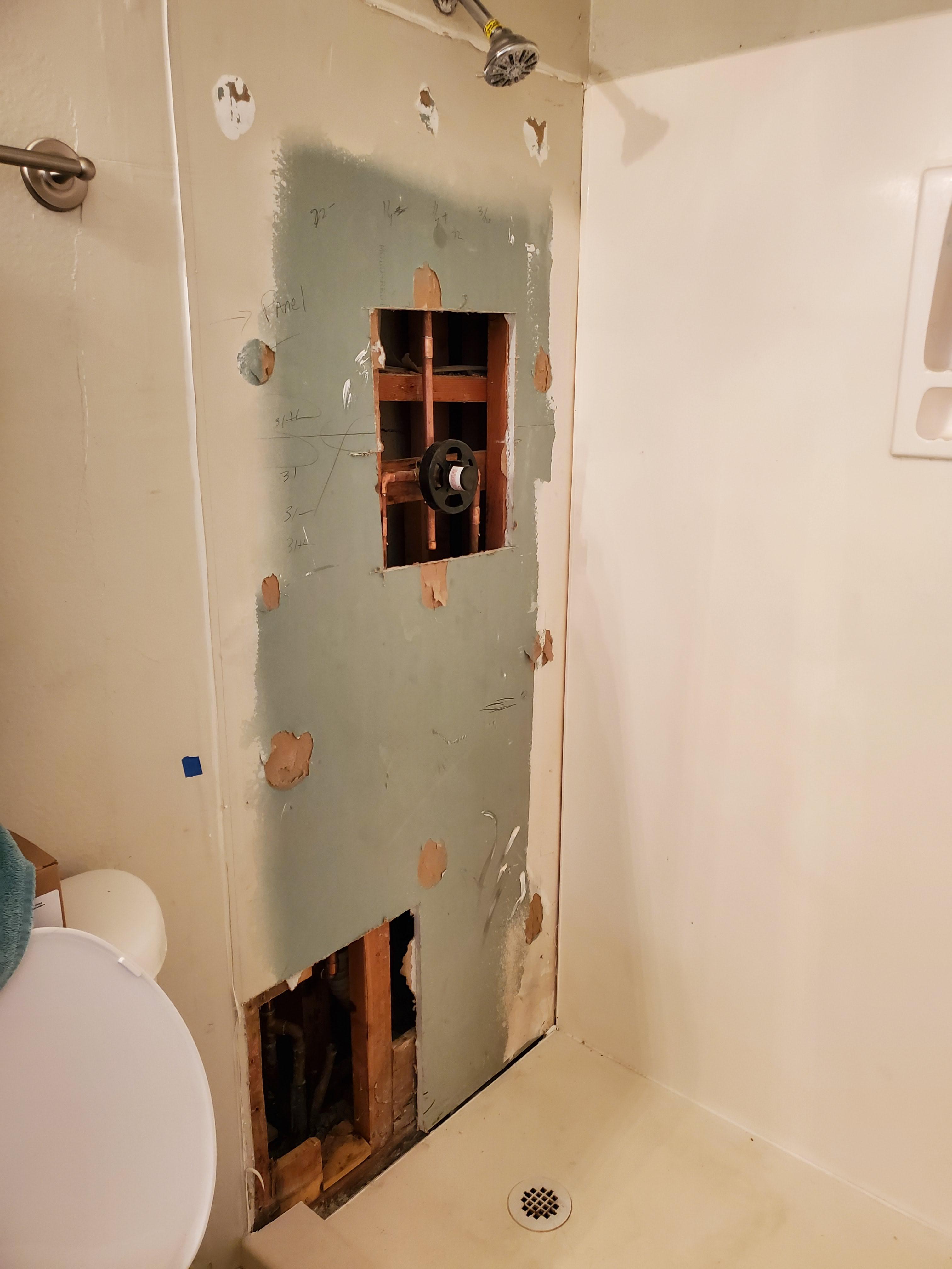 Rental company hired a plumber to fix out water leak. Plumber finished