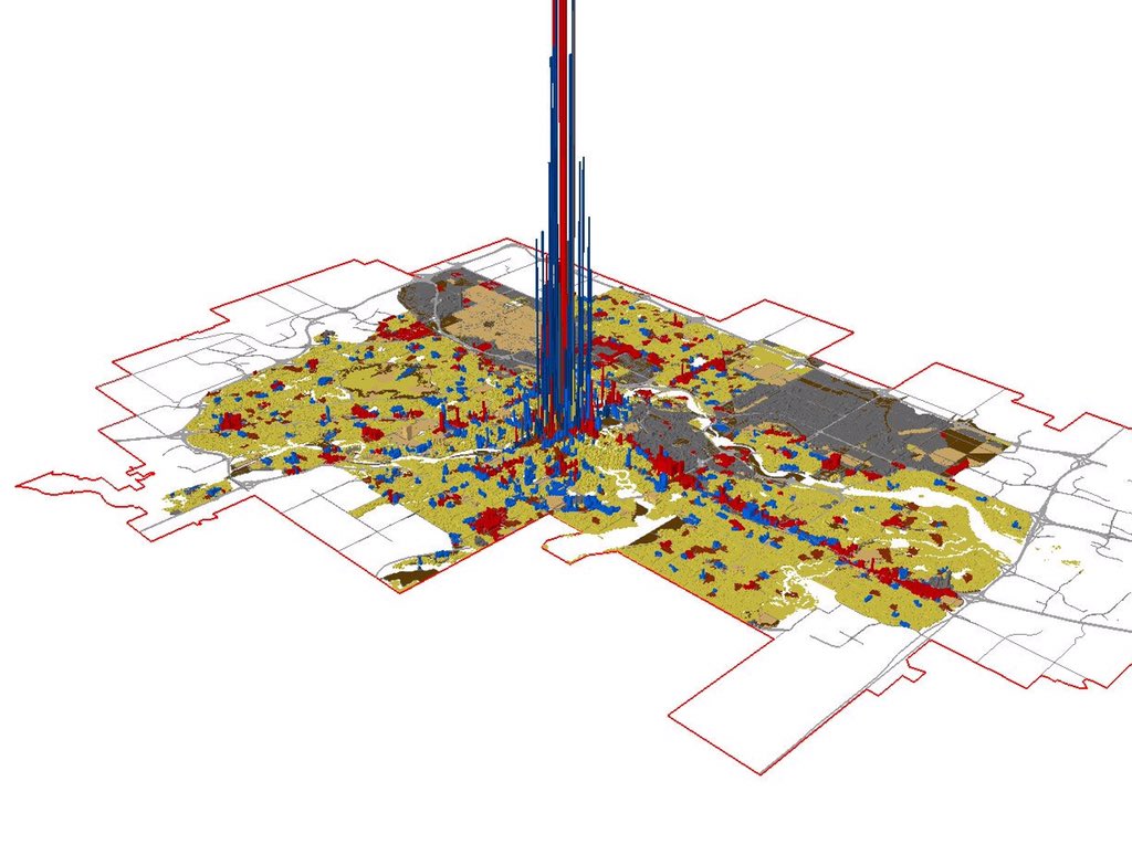Sources of Property Tax Revenue in Calgary, Canada r/MapPorn