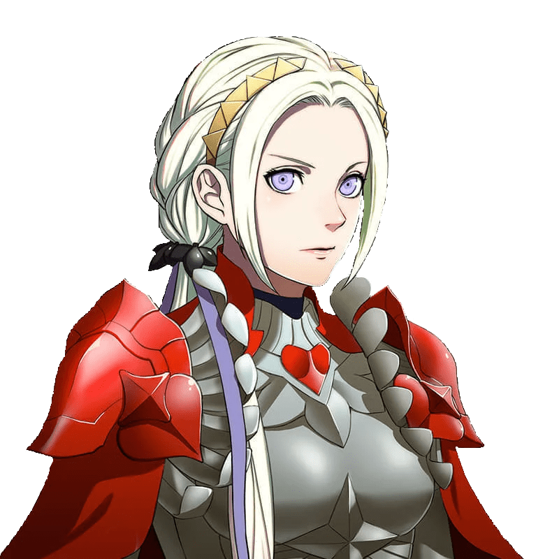 Transparent image of HQ Edelgard portrait r/Edelgard
