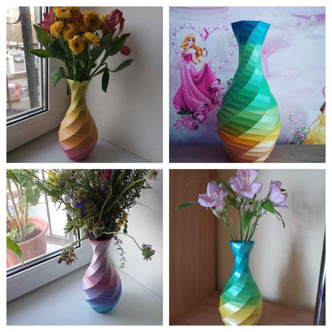 Rainbow vase r/ArtSale