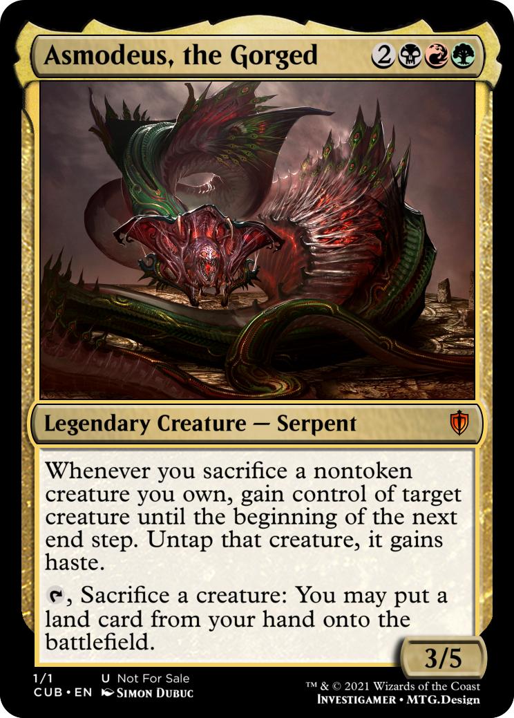 Jund Commander for EDH Cube, suggestions? r/custommagic