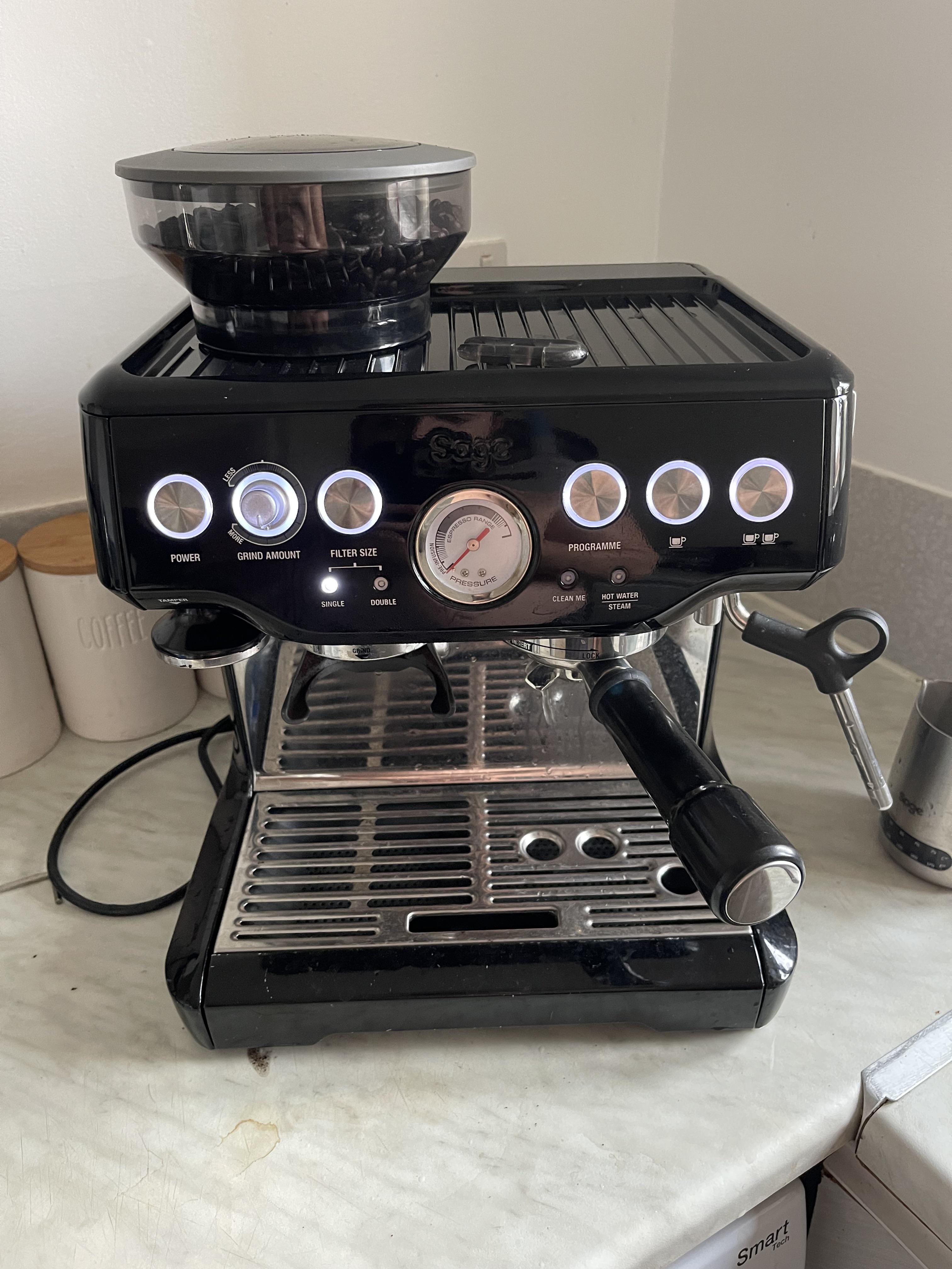 Breville Barista not pumping steam for milk or just boiling water help