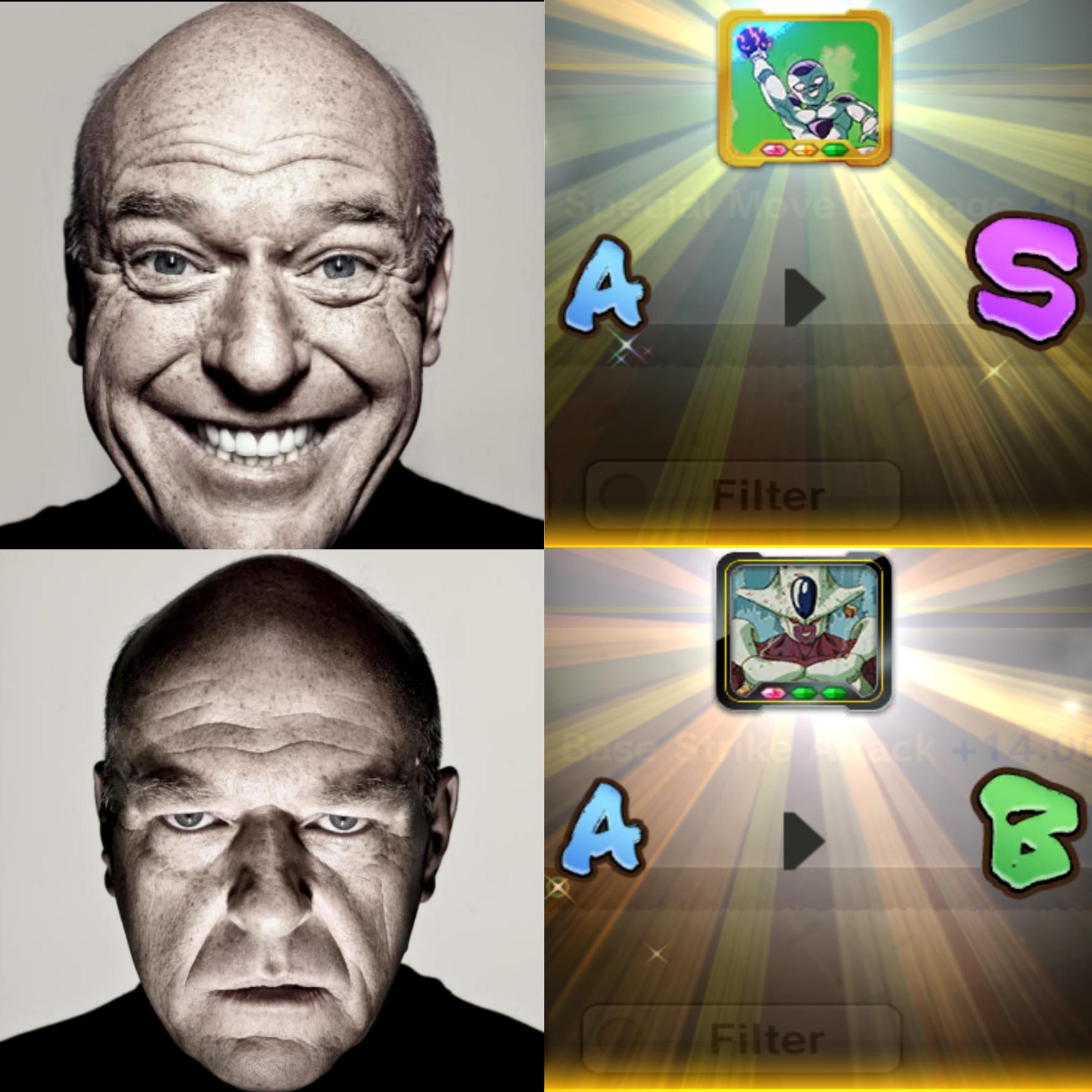 Rerolling equipments be like r/DragonballLegends