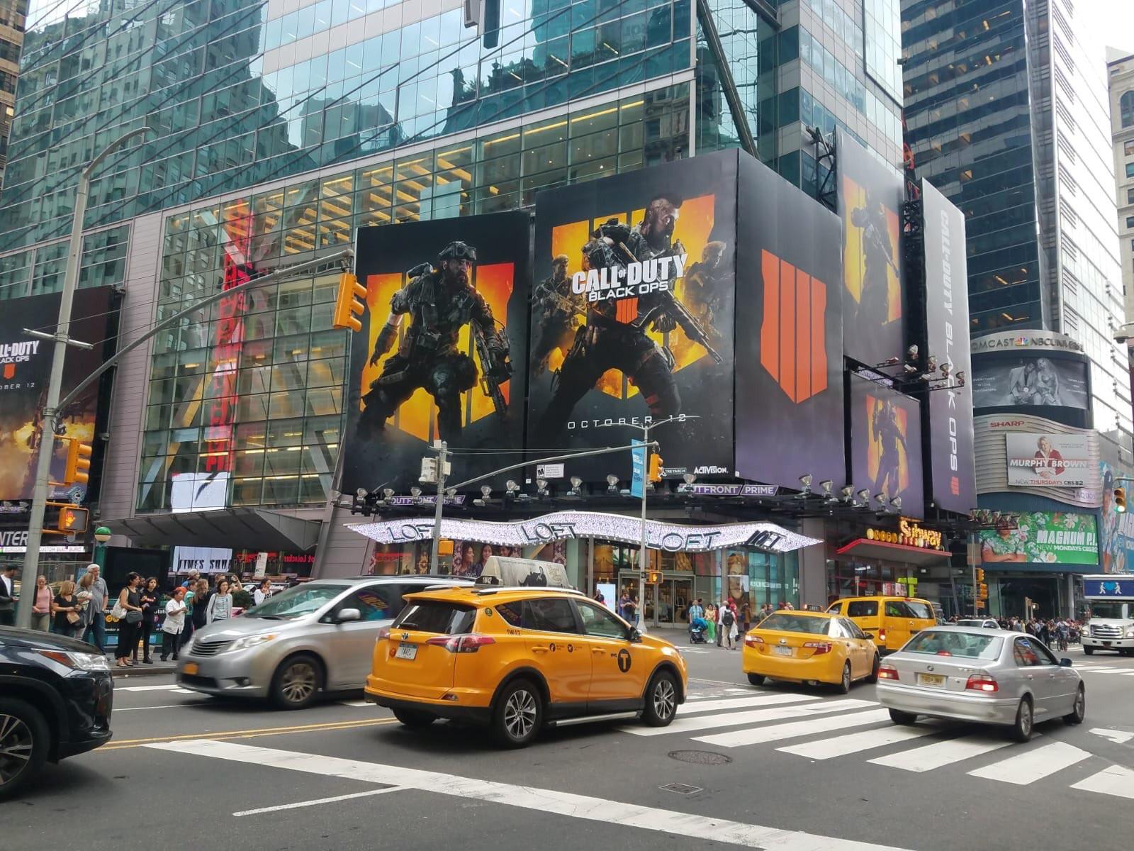 Black Ops 4 Ad in NYC. (From CharlieINTEL) r/Blackops4