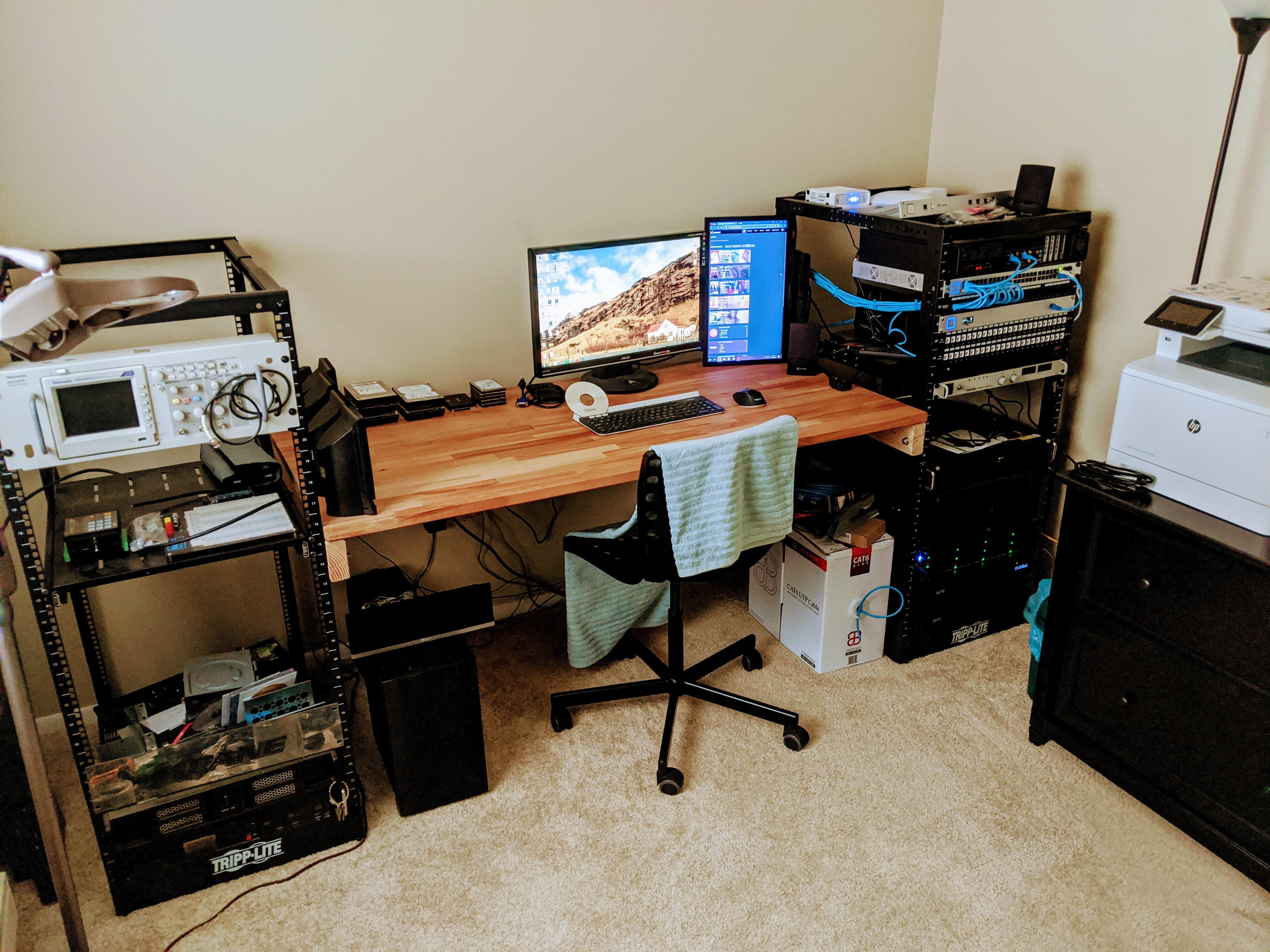 Electronics workstation and home lab r/battlestations