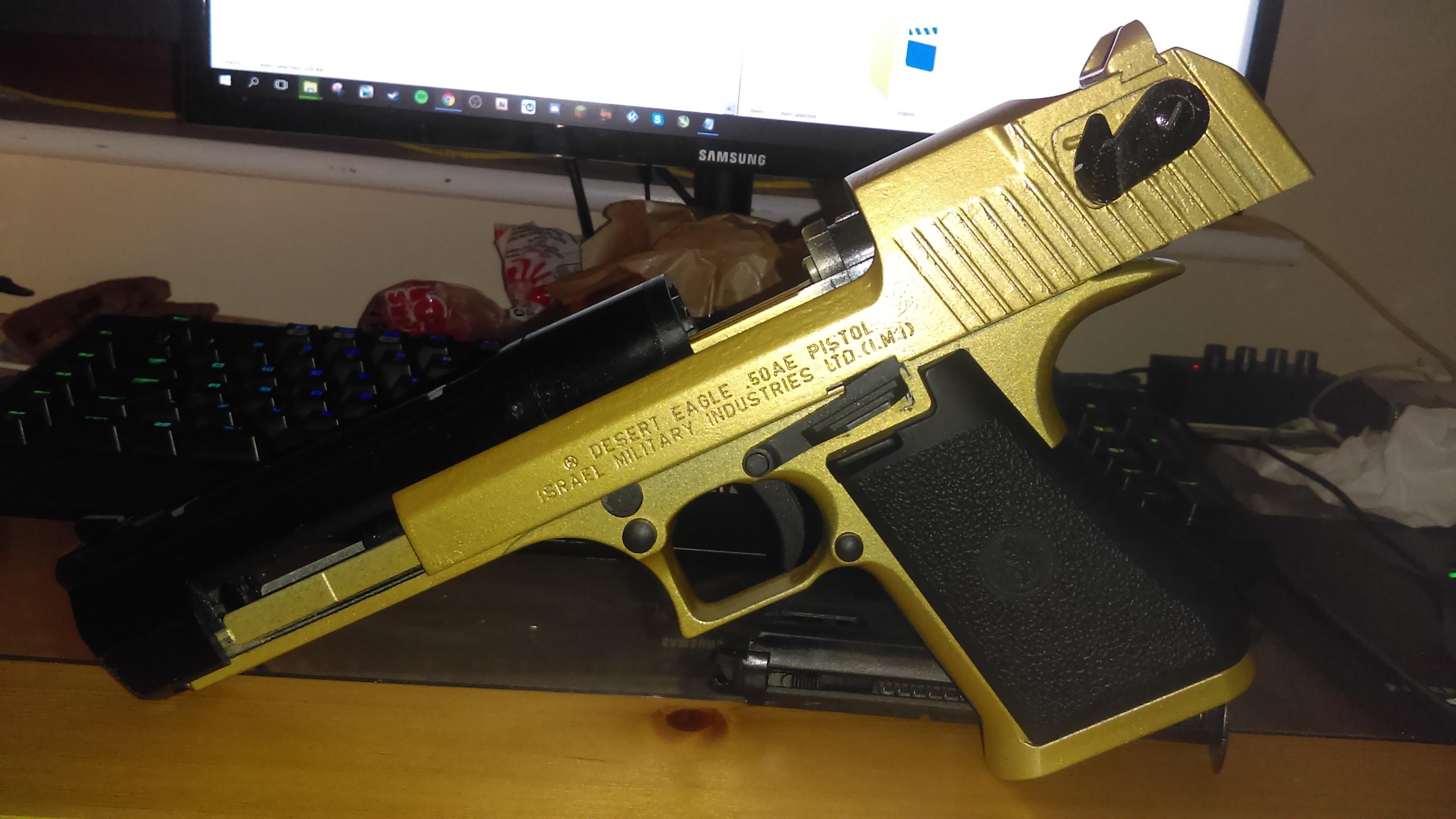 Gold Airsoft Gun Paint Jobs