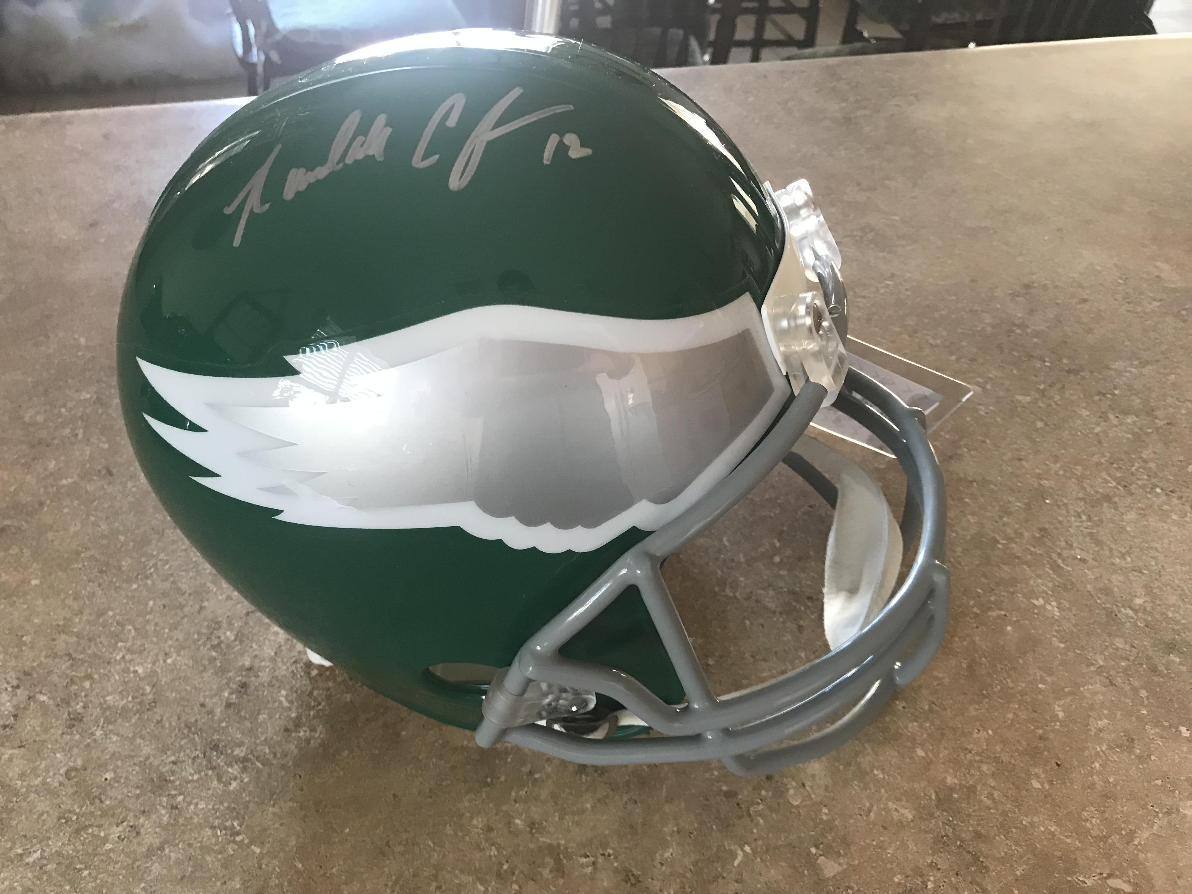 Autographed Replica Helmet 20 at Goodwill r/eagles