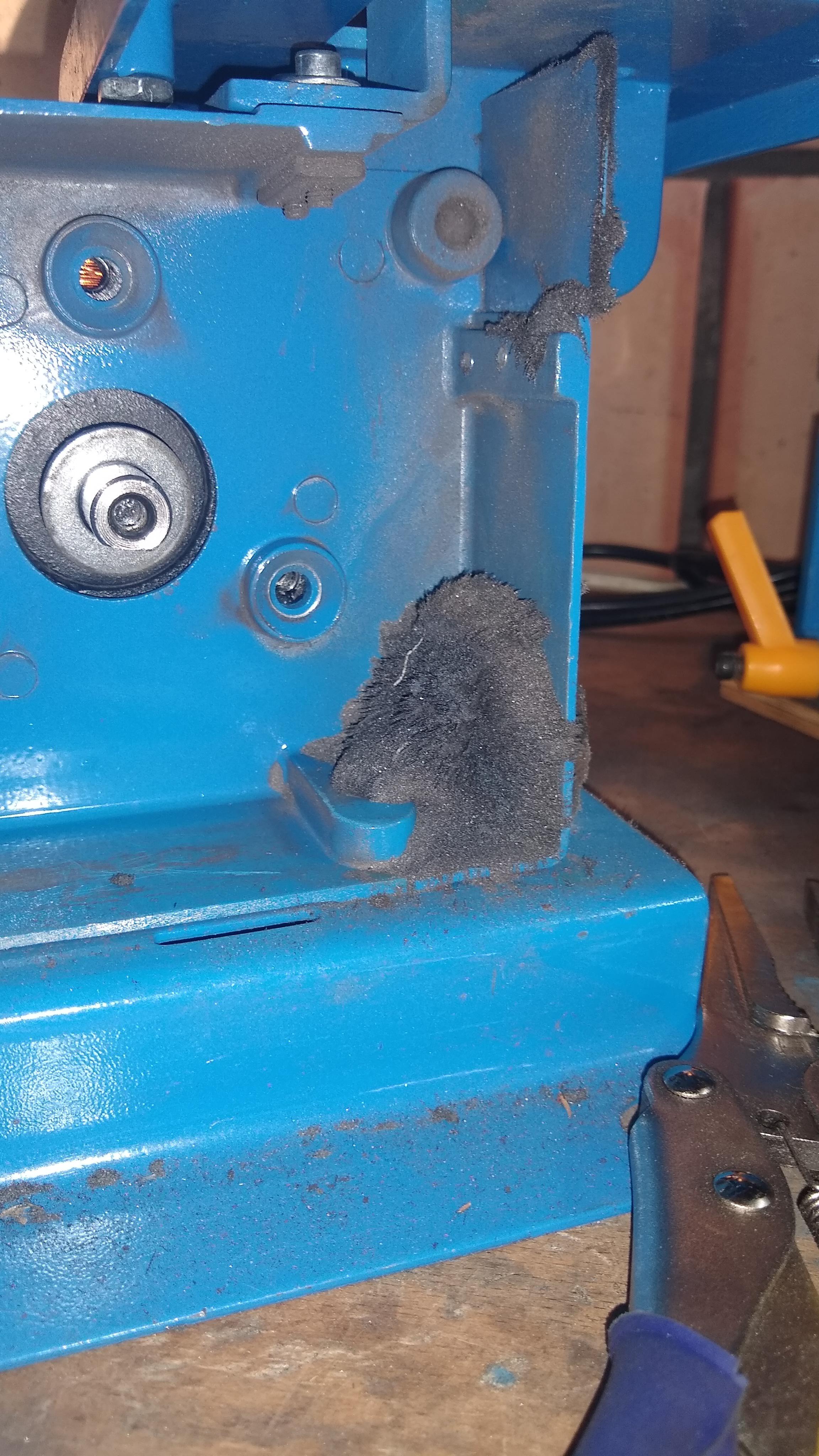 Tip from a beginner I've put a right under the grinding area on