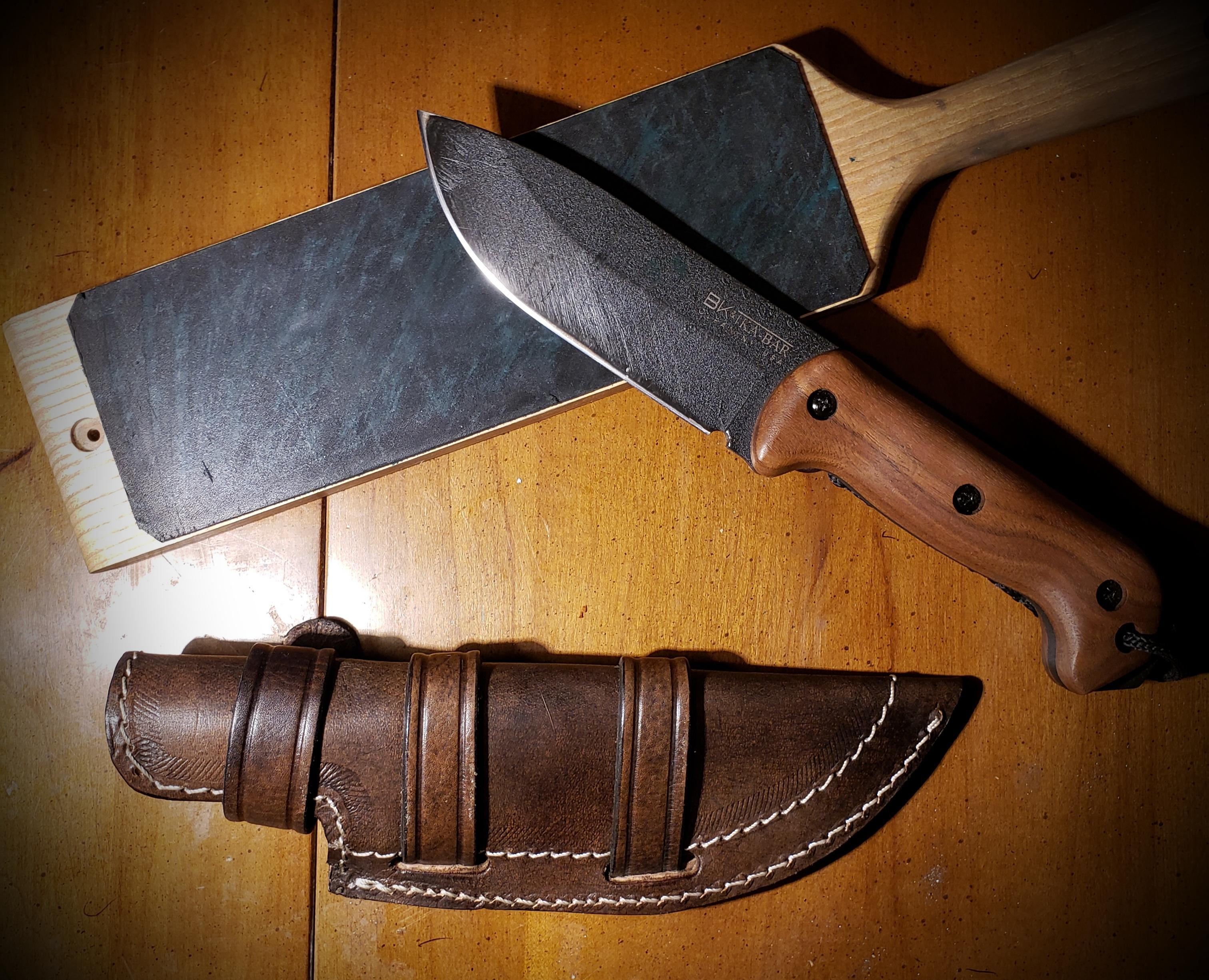 Decided to clean up the old BK2, this knife is easily one of my