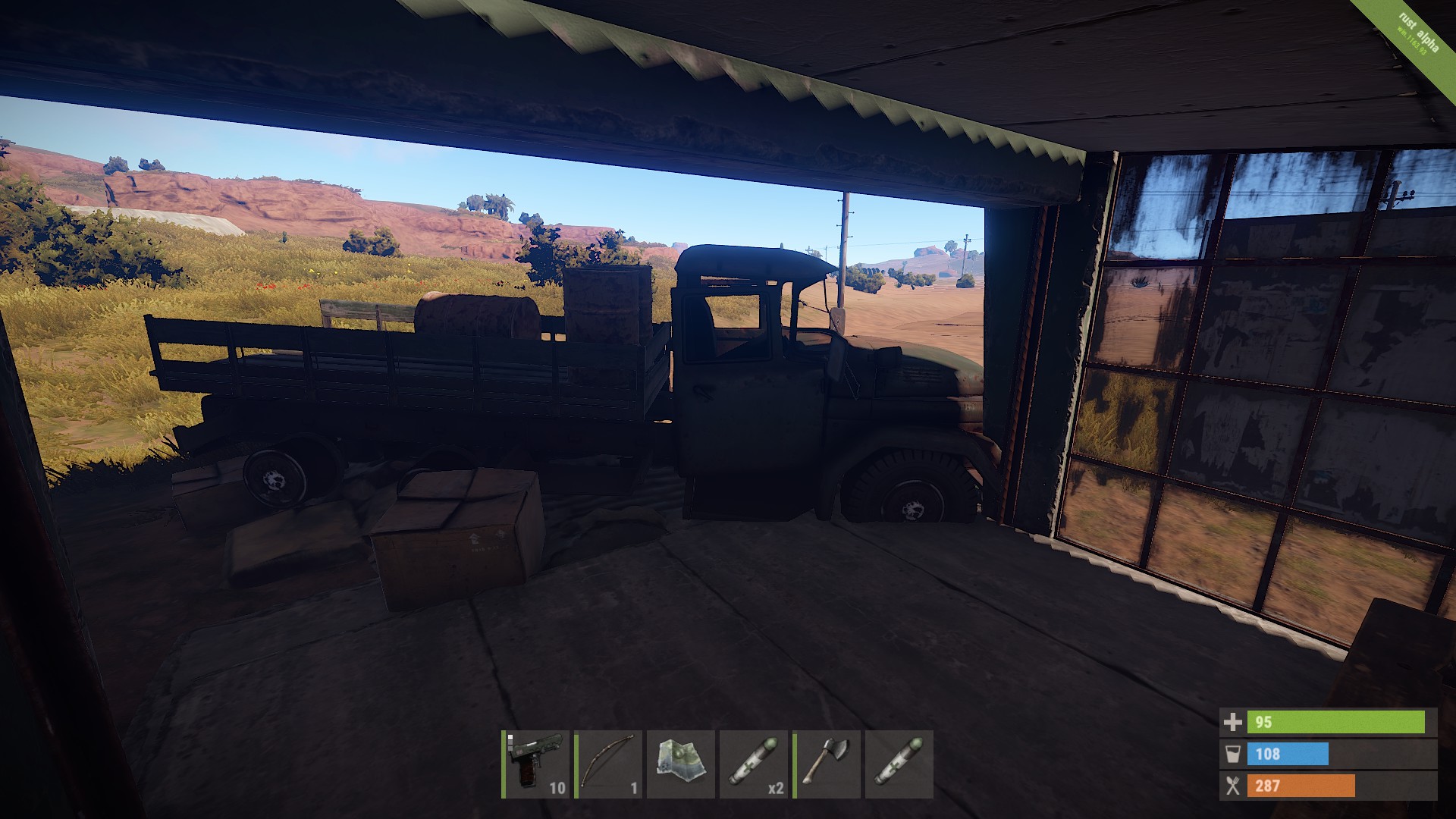 NEVER drink and drive Horrifying image of Rust vehicle crash r/playrust