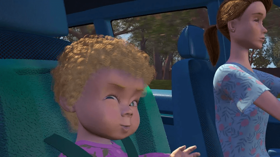 In Toy Story (1995), you can see that... What the hell? Was the