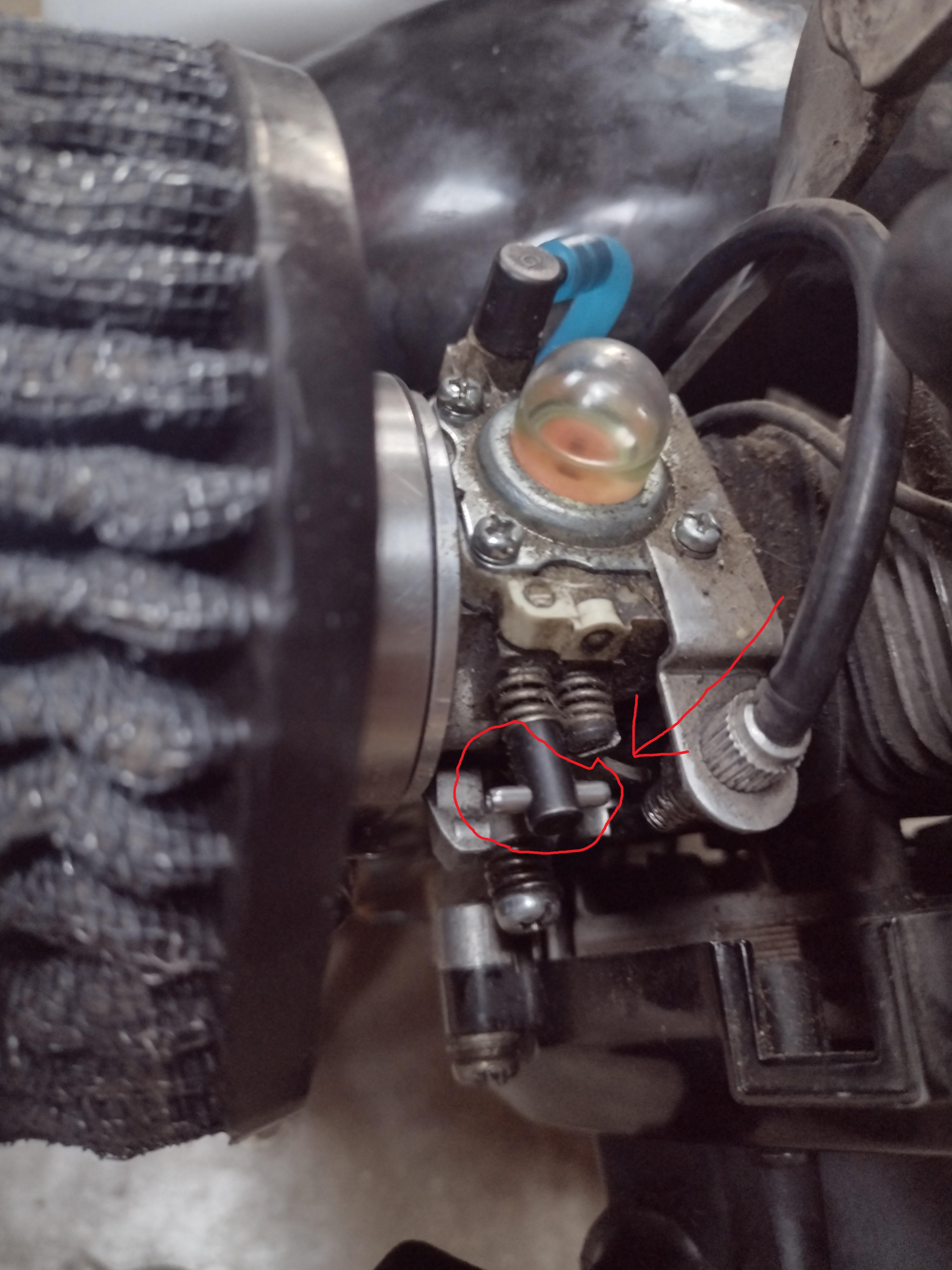 Is this the choke?? More info in comments: : r/smallengines