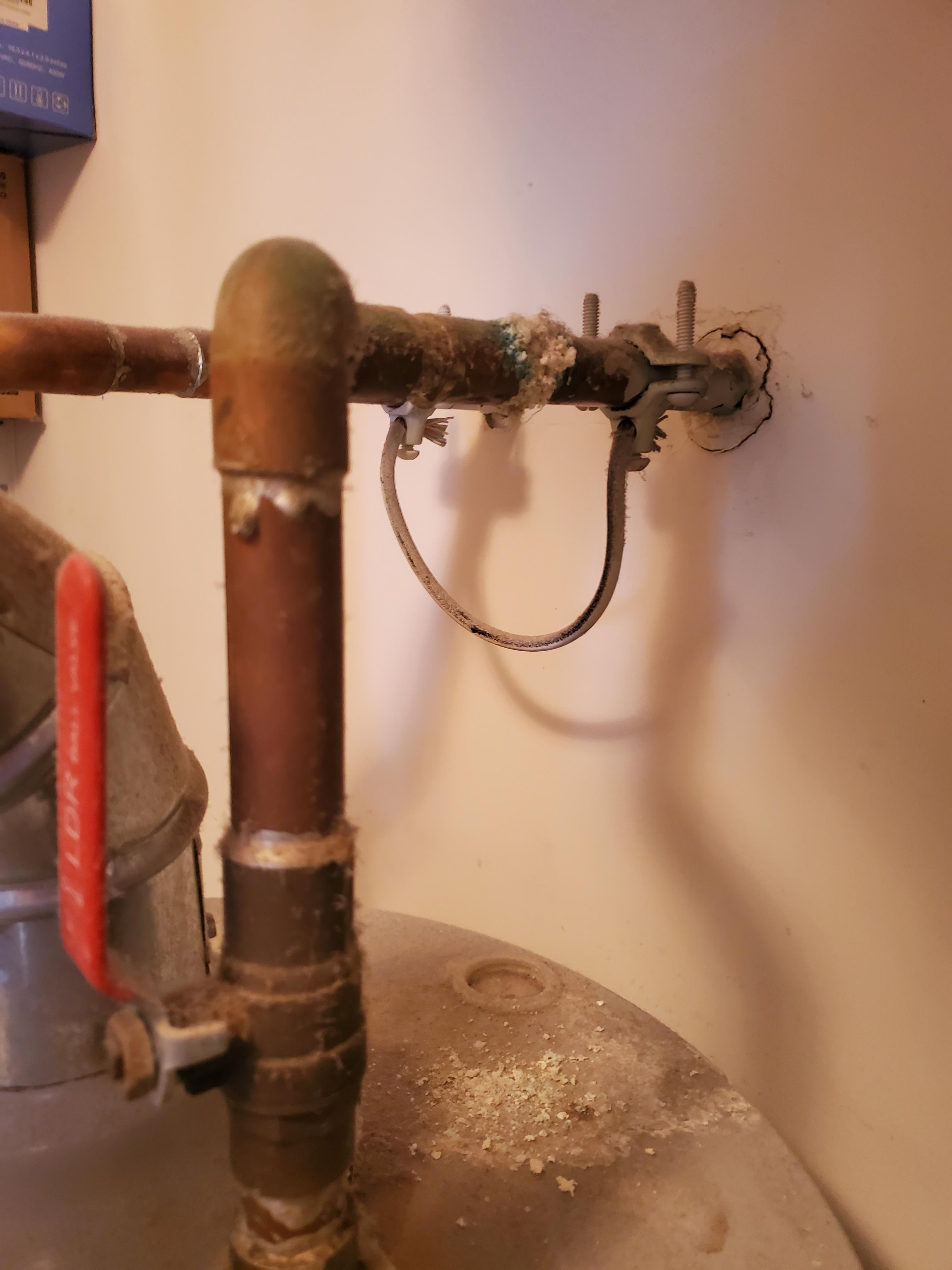 What is this corrosion on water heater pipe? r/Plumbing