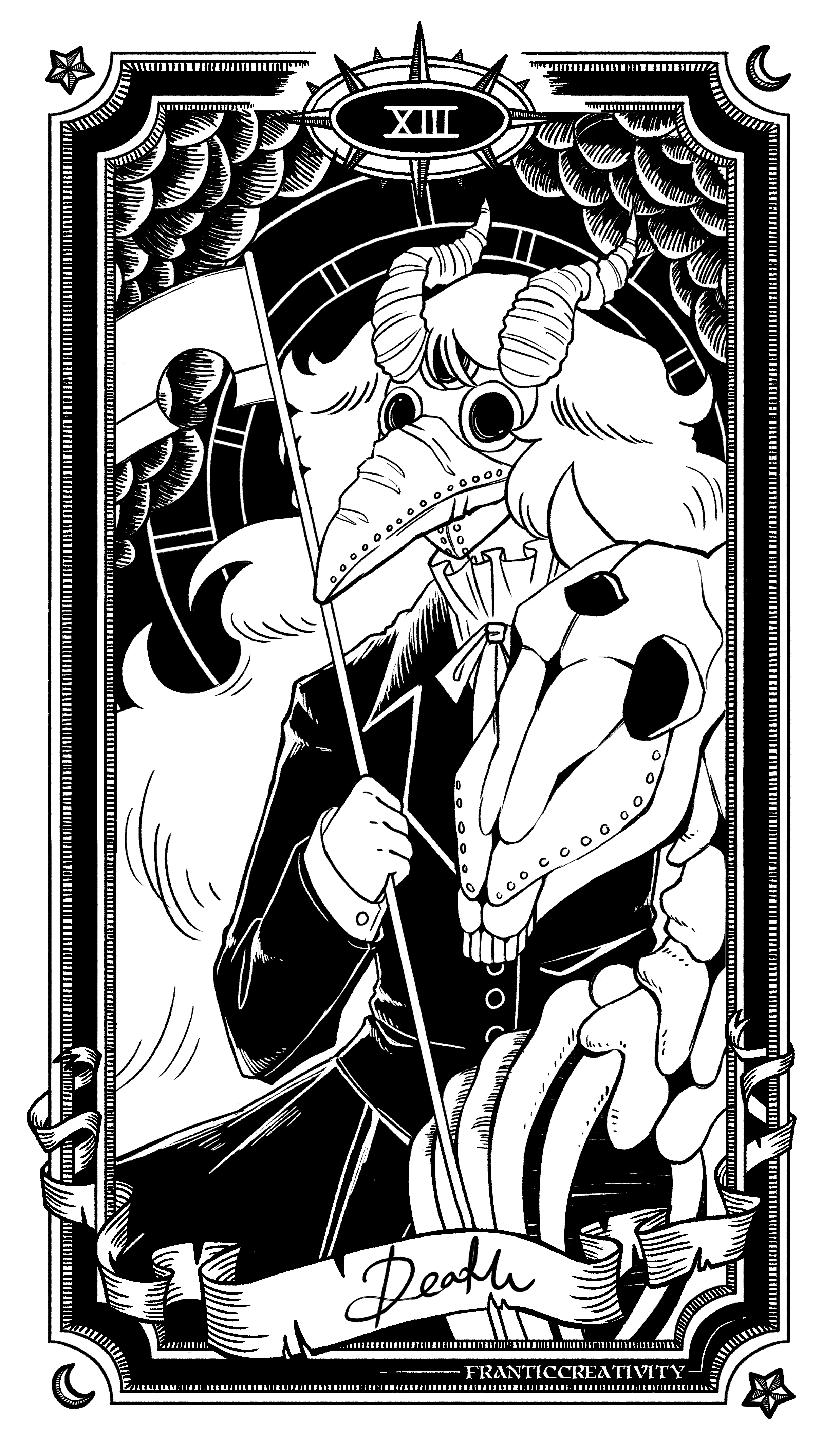Yesterday's card design got a good response so I've decided to draw the