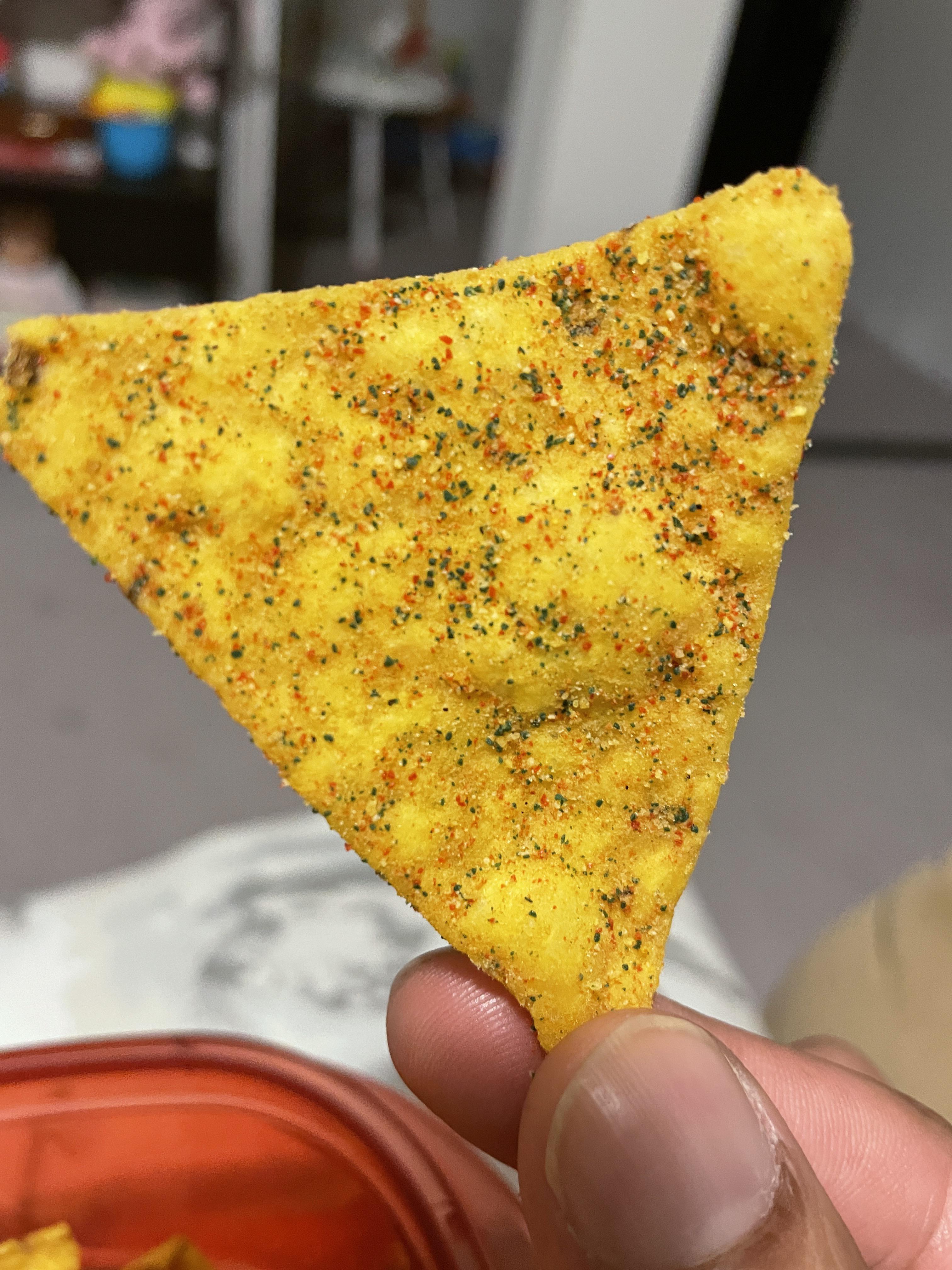 The seasoning on this Cool Ranch Dorito oddlysatisfying
