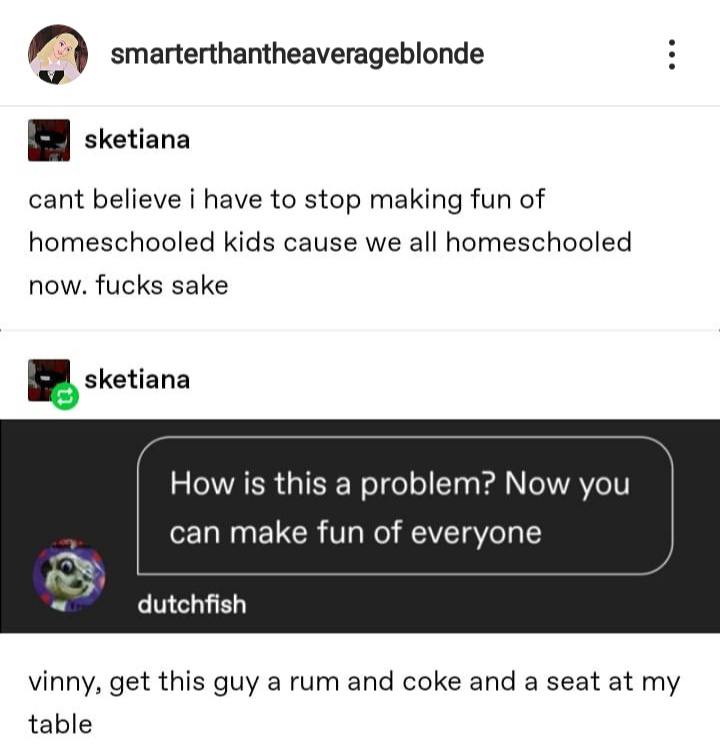 H O M E S C H O O L r/tumblr