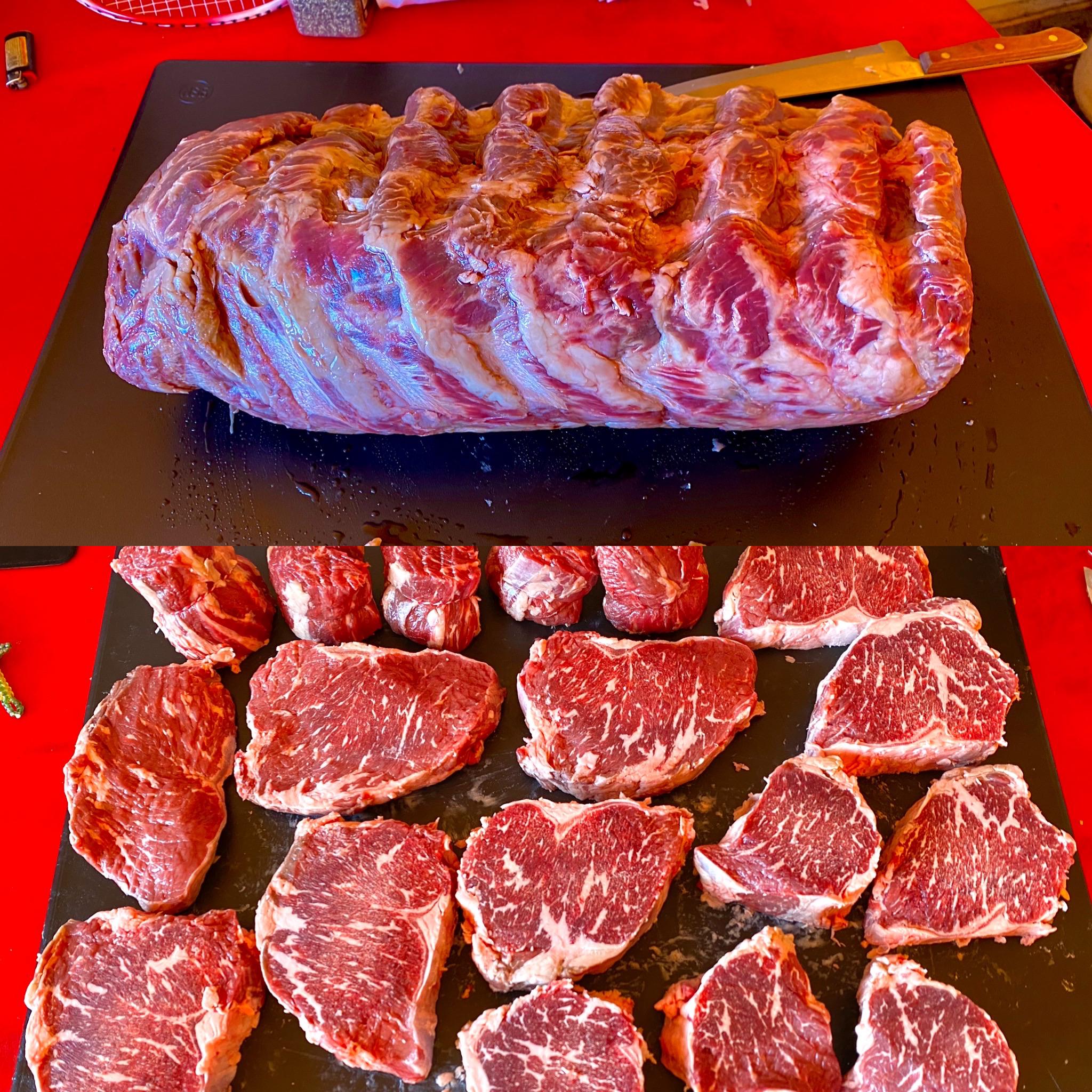 Whole beef ribeye r/Smokingmeat