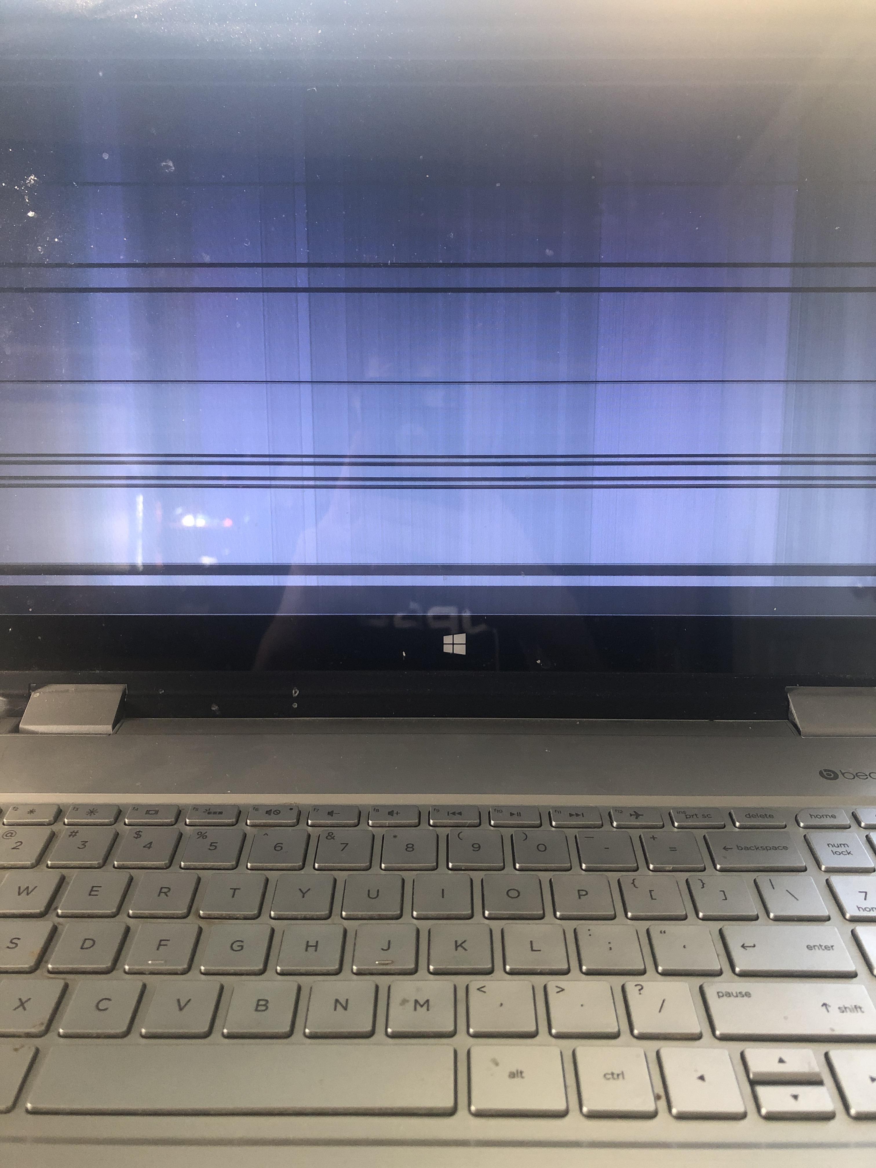 i have an HP laptop, and every so often the screen goes like this. the