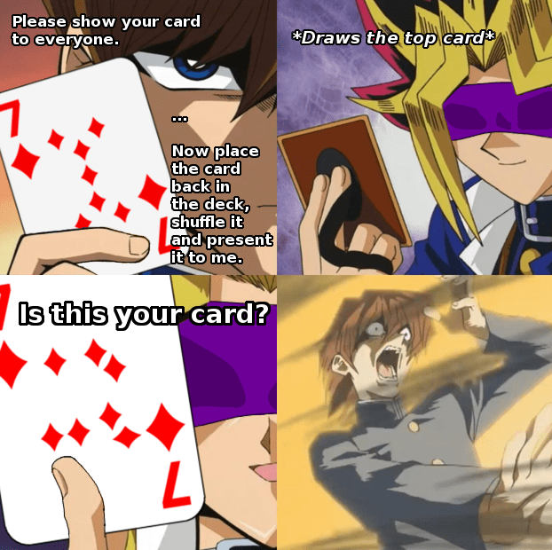 When you believe in the Heart of the Cards memes