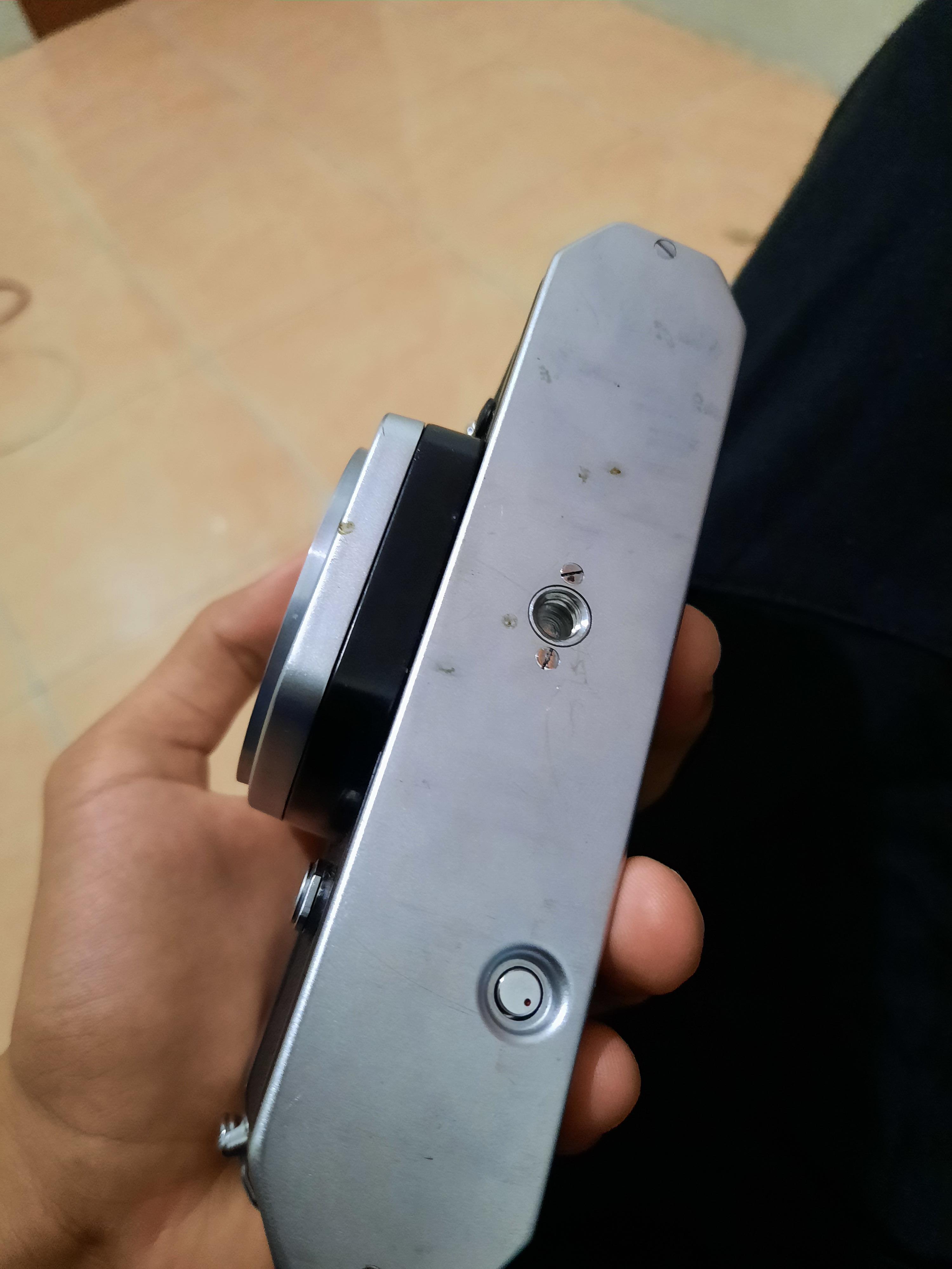 Im new in analog camera, and i accidentally push rewind button and my