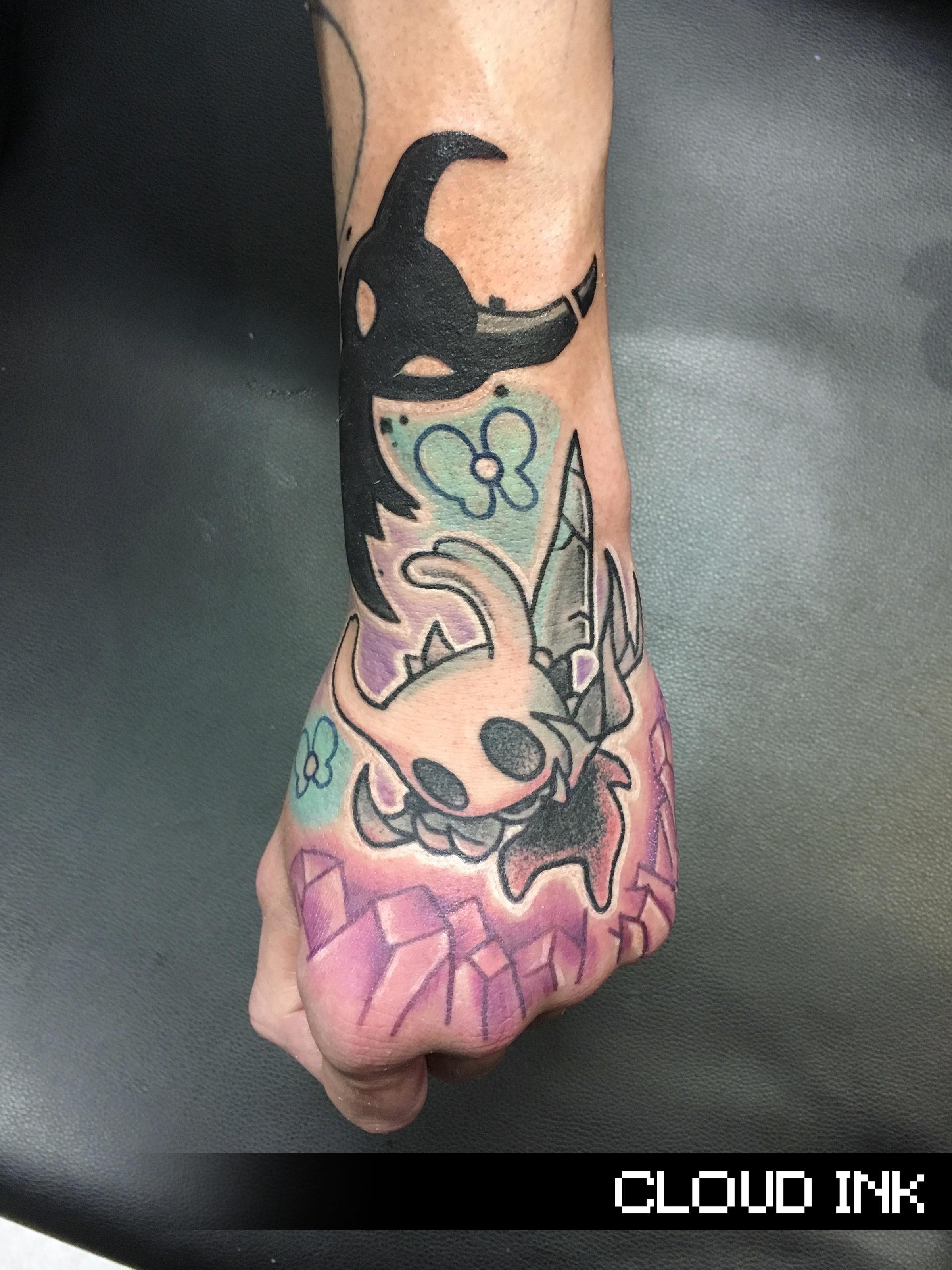 First part of my Hollow Knight tattoo HollowKnight