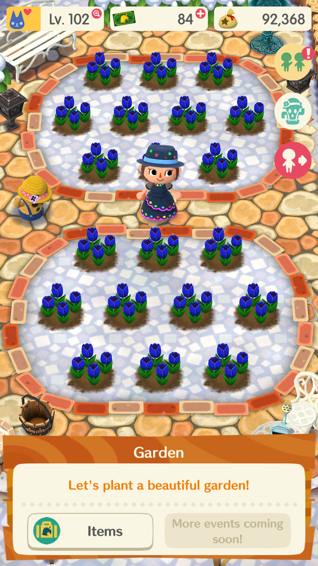 I finally collected 140 blue tulip seeds. Now the harvest begins! ACPocketCamp