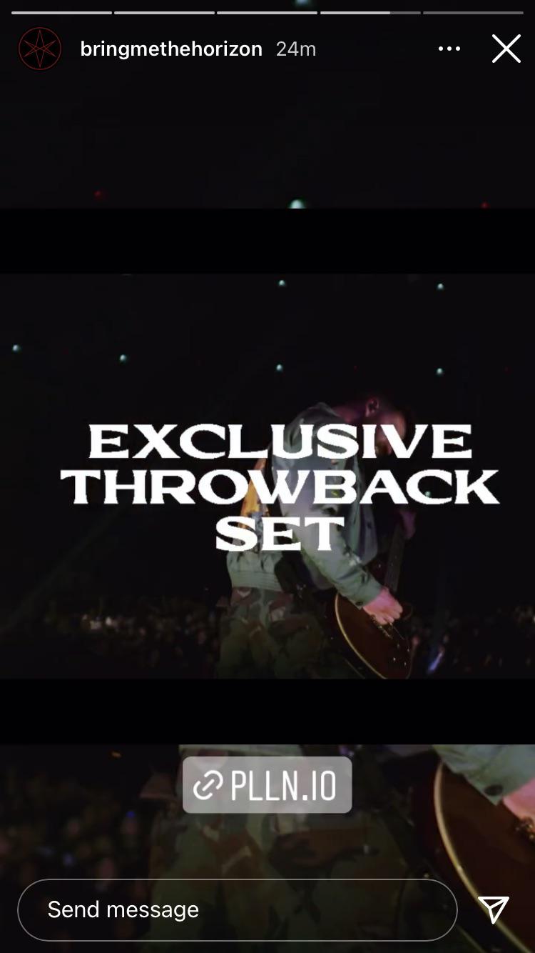 BMTH will play an exclusive throwback set during their Malta Weekender